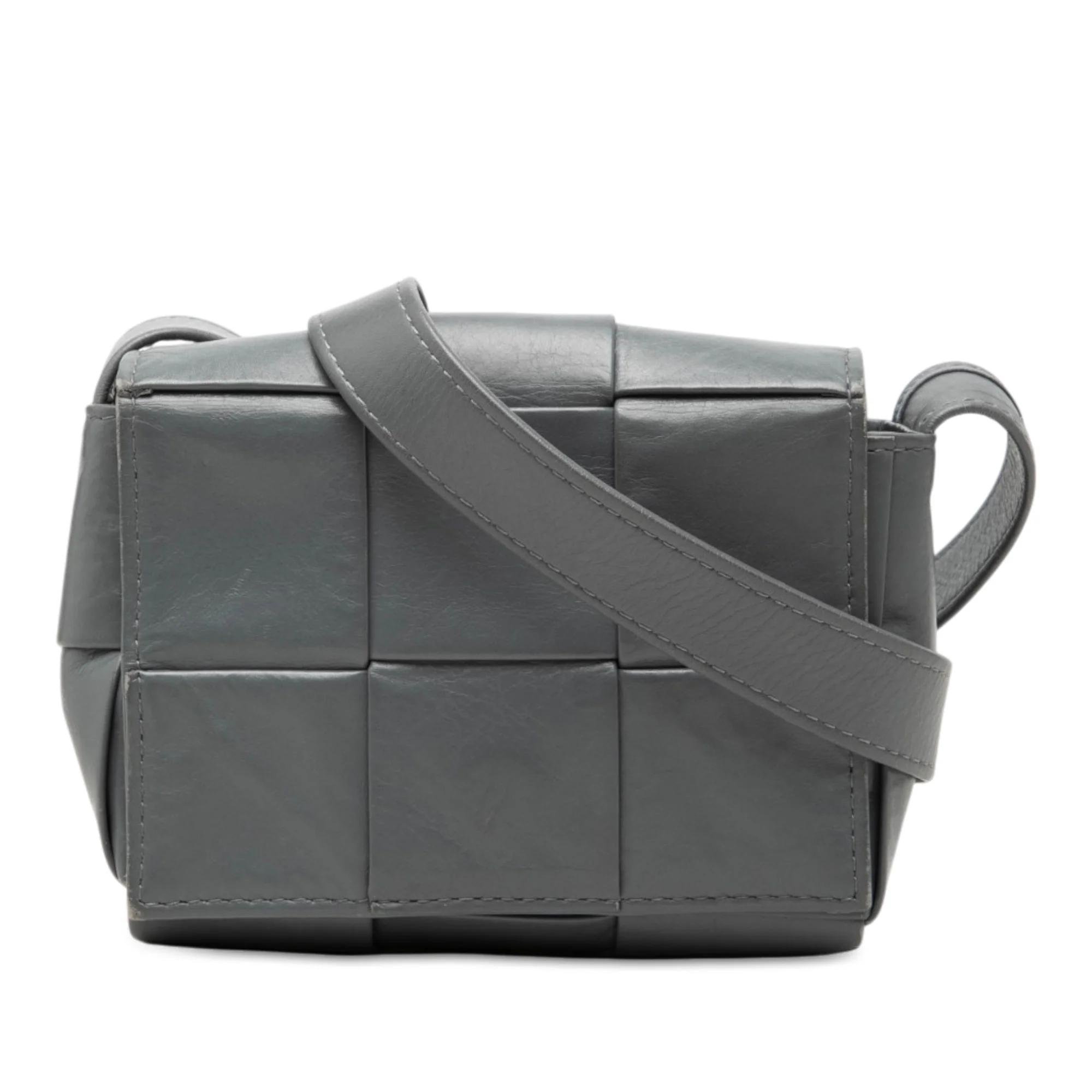 Cassette leather crossbody bag