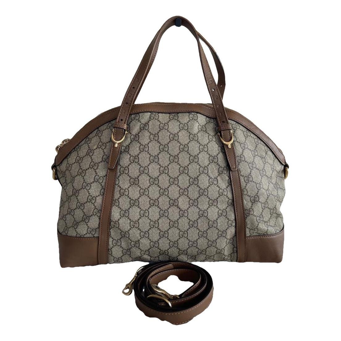 Dôme leather handbag