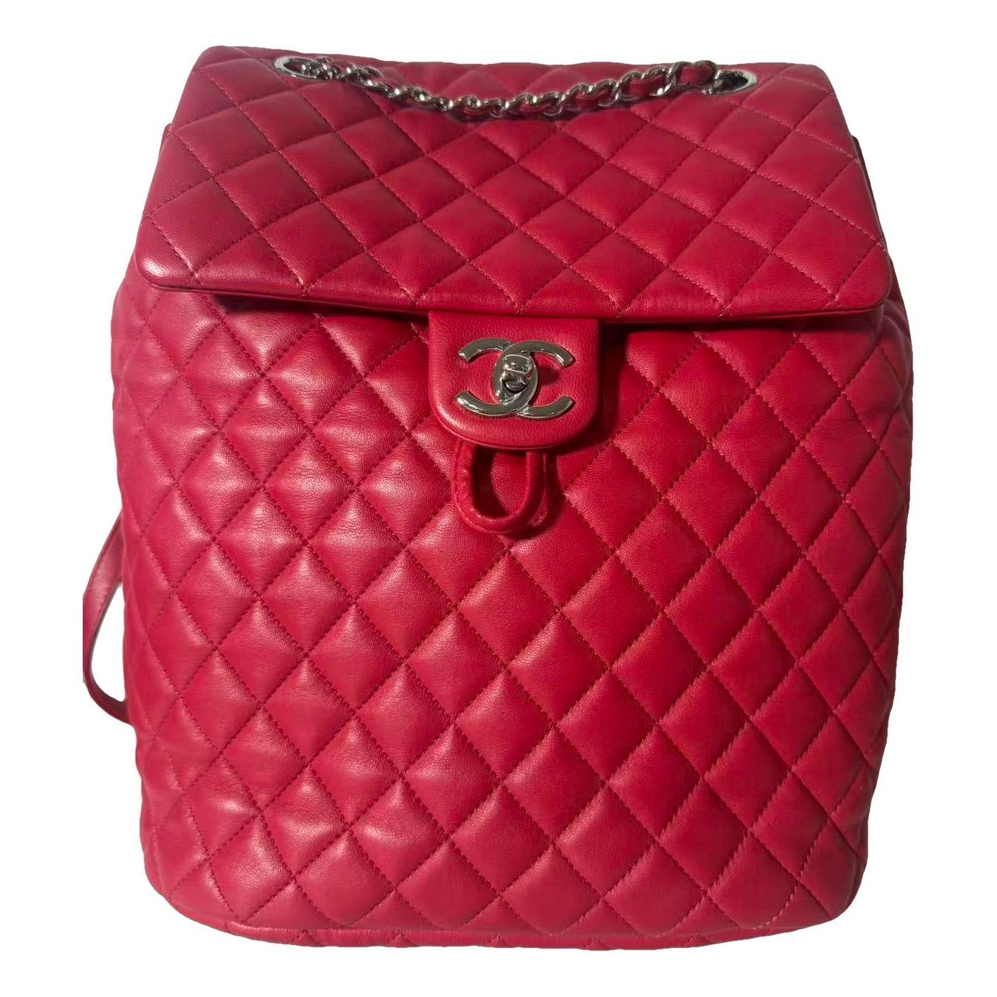 Leather backpack
