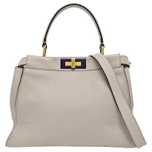 Peekaboo leather handbag
