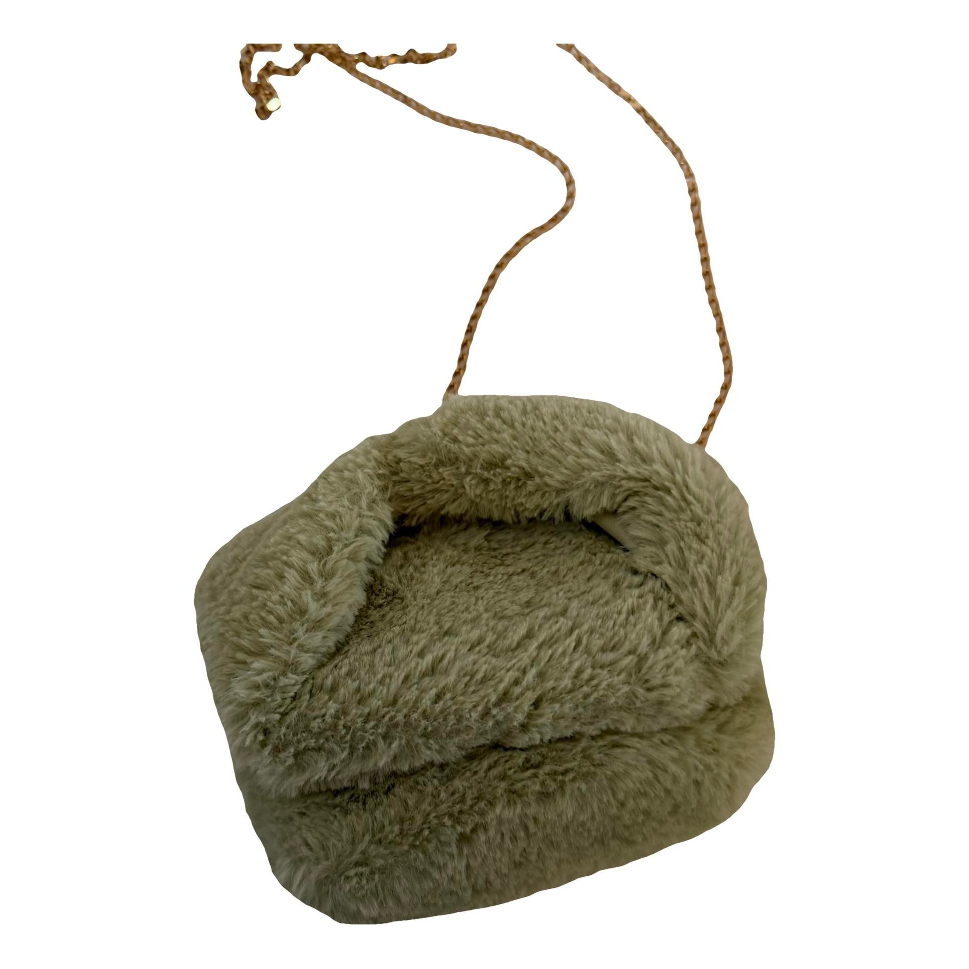 Twister faux fur mini bag