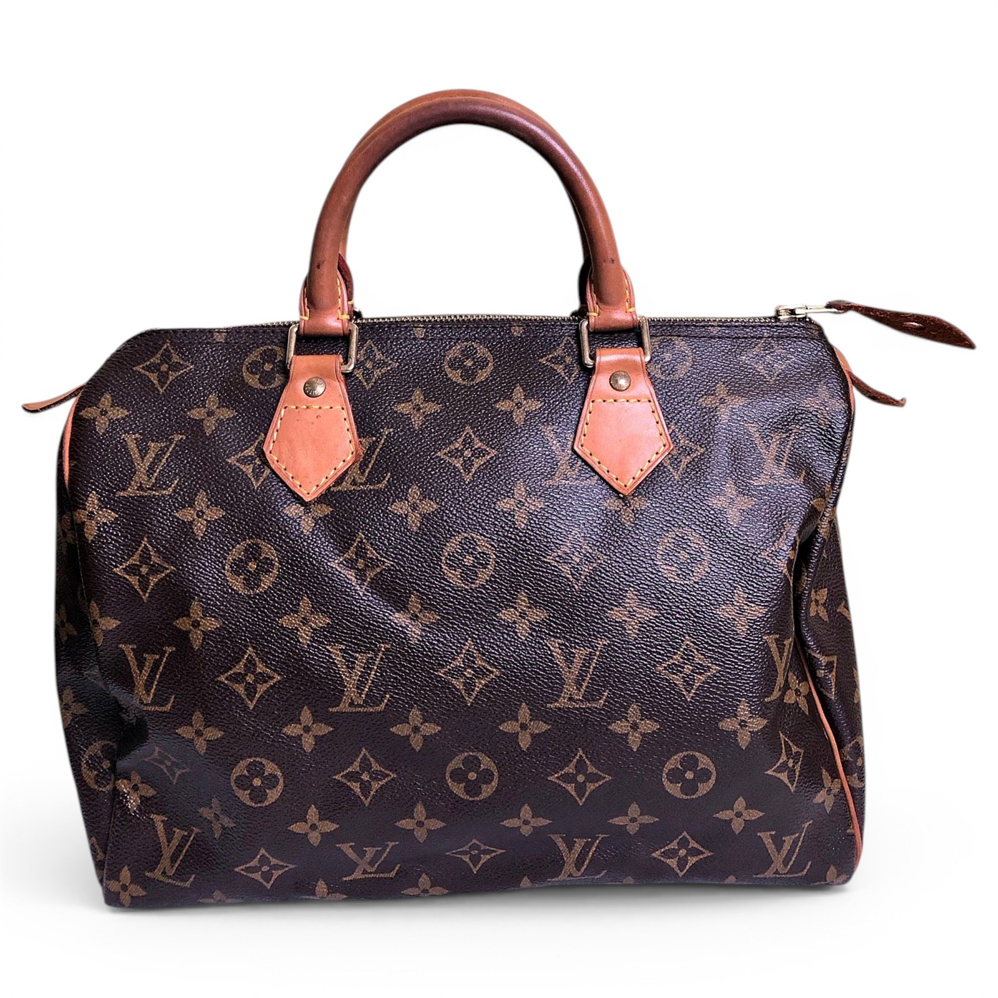 Speedy leather handbag