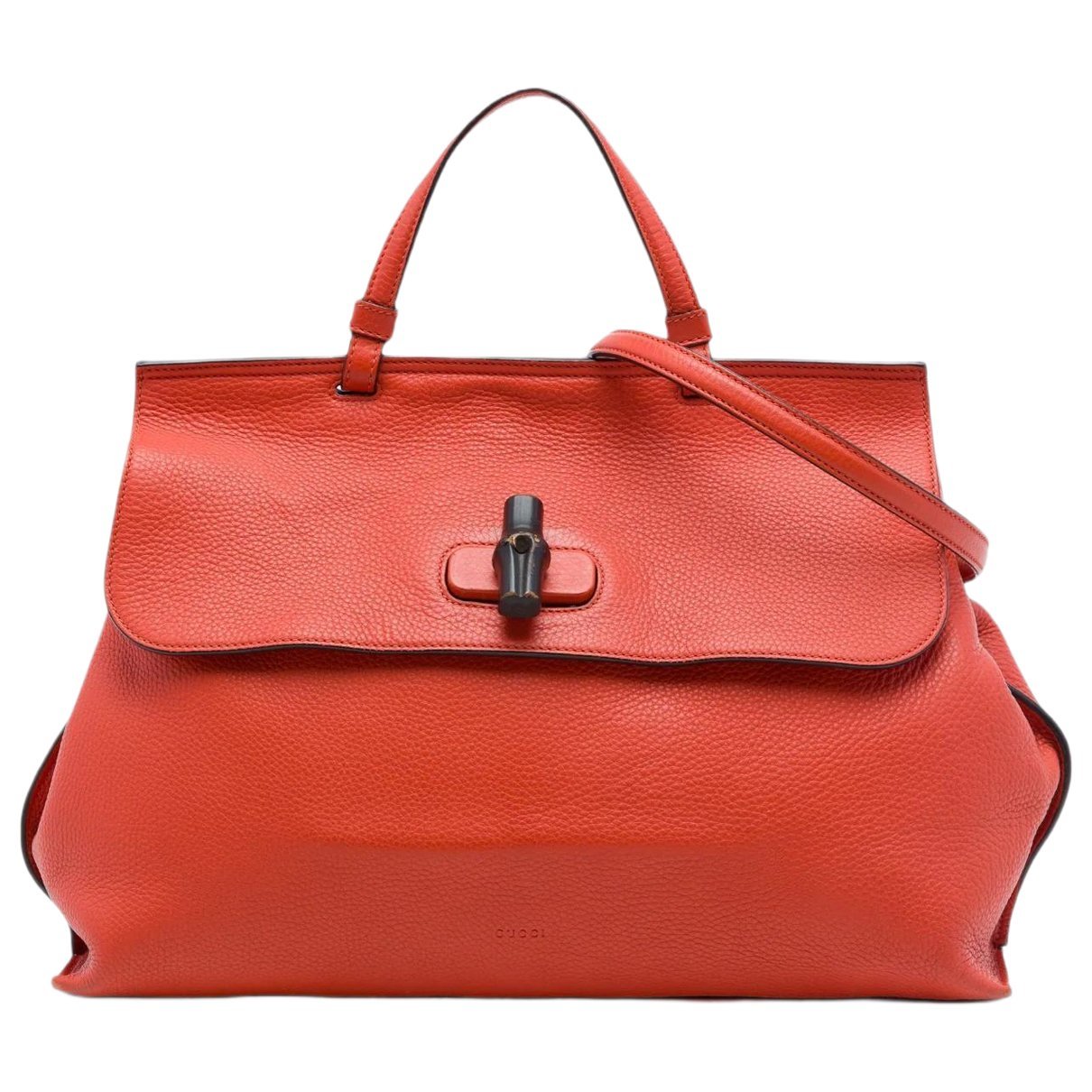 Bamboo leather satchel