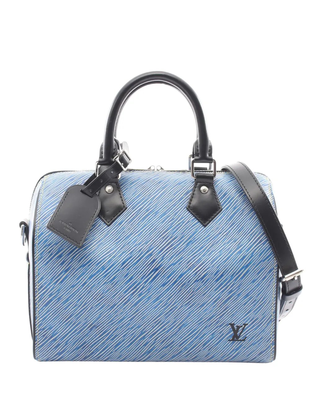 2016 Epi Denim Speedy Bandouliere 25 satchel