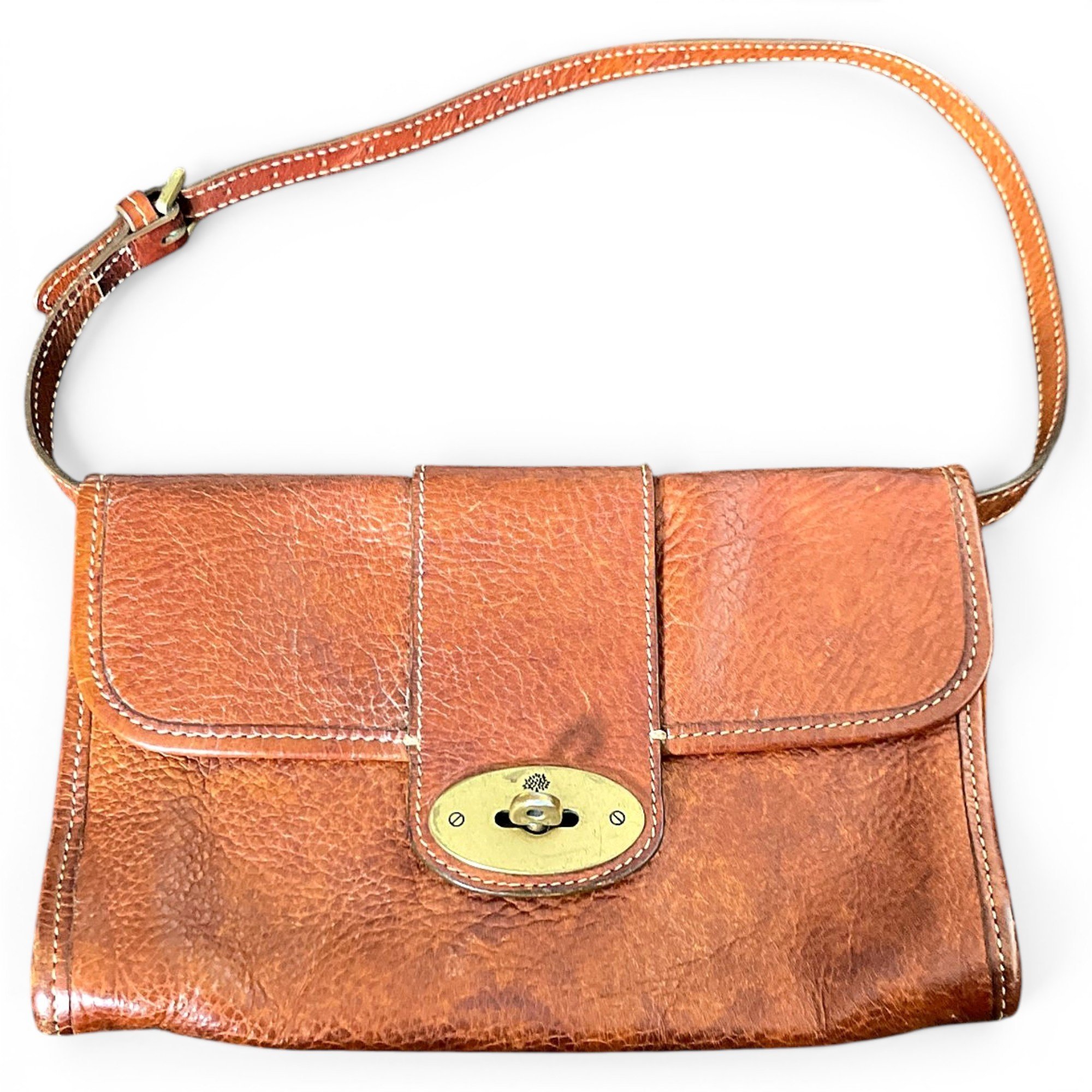 Leather handbag