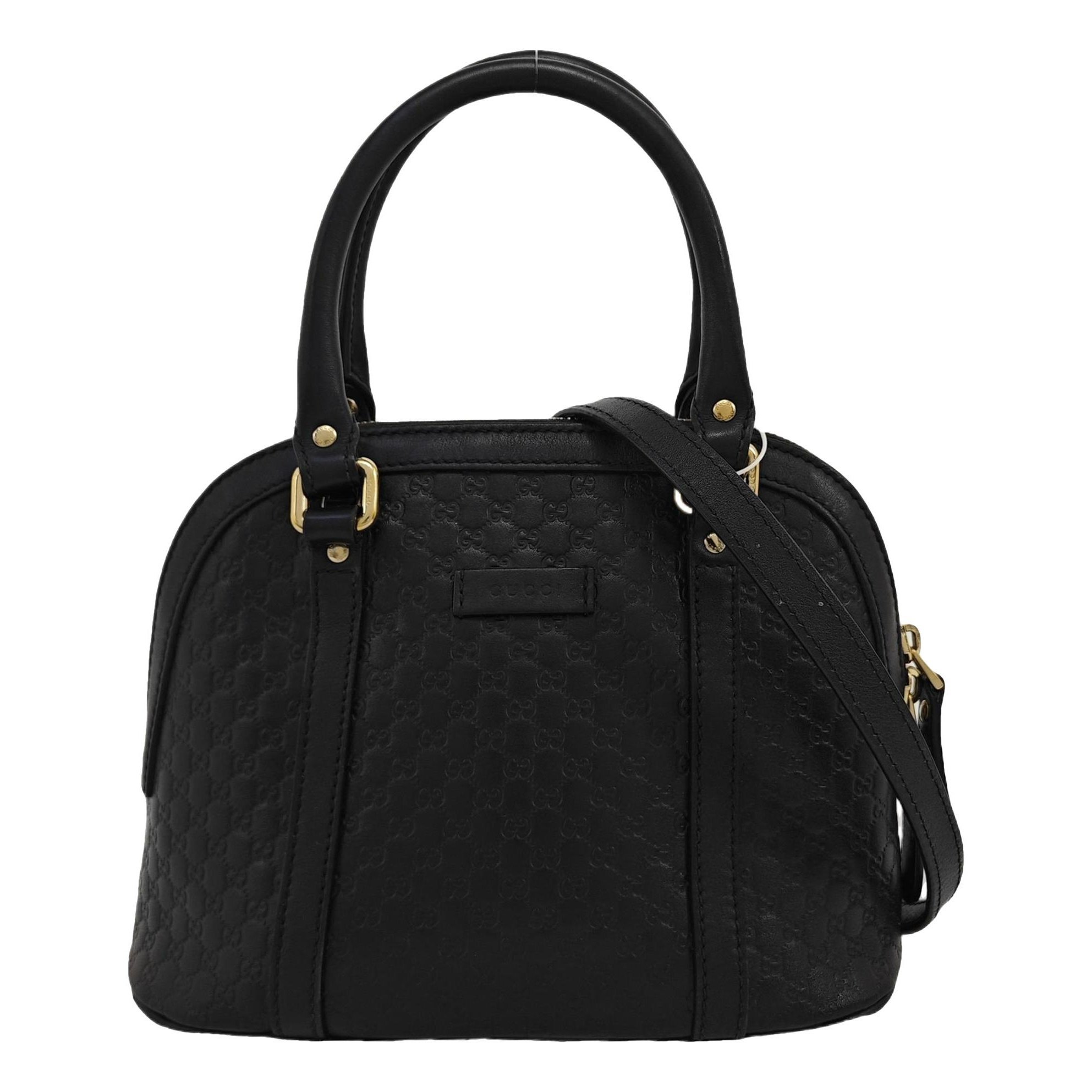 Dôme leather crossbody bag