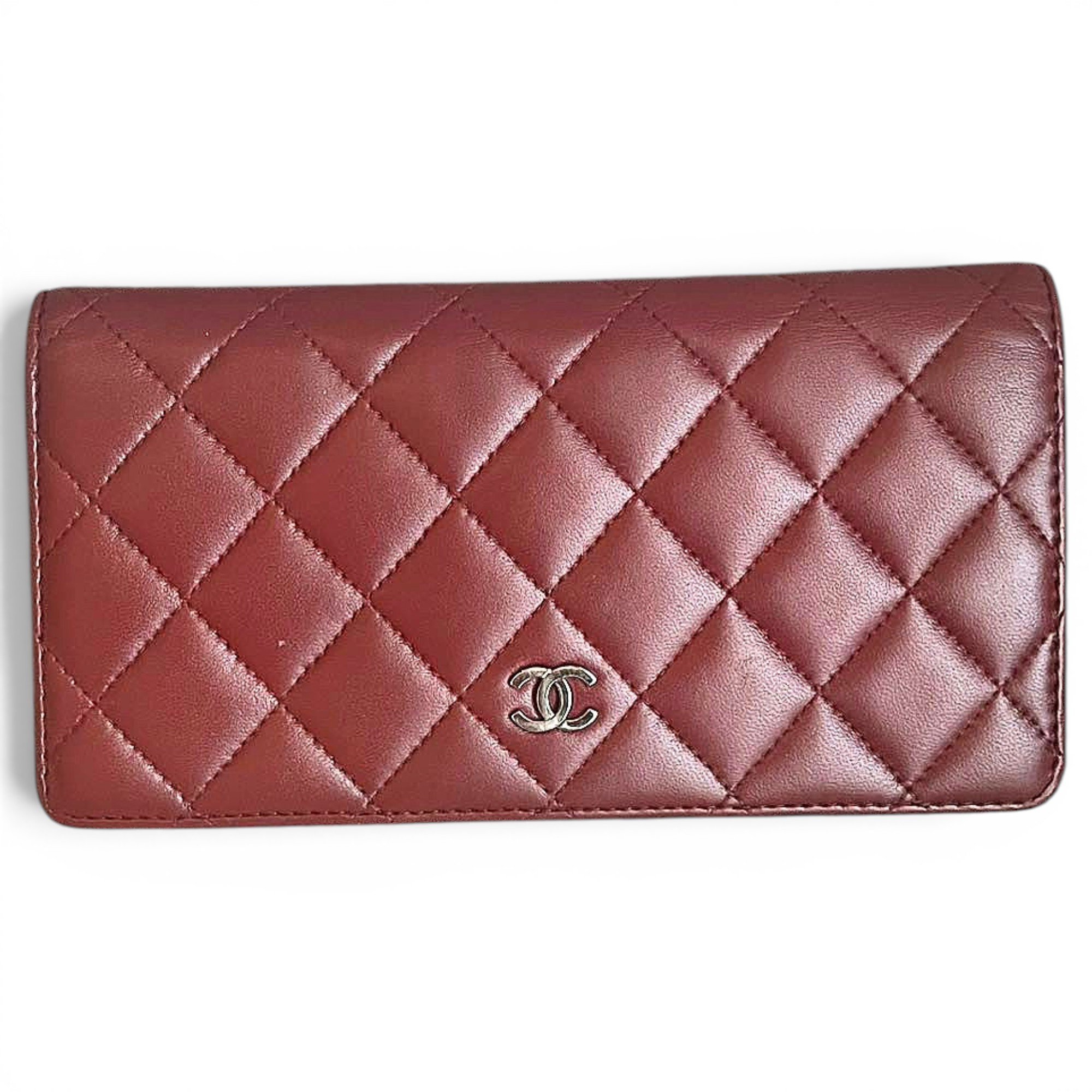 Leather clutch bag