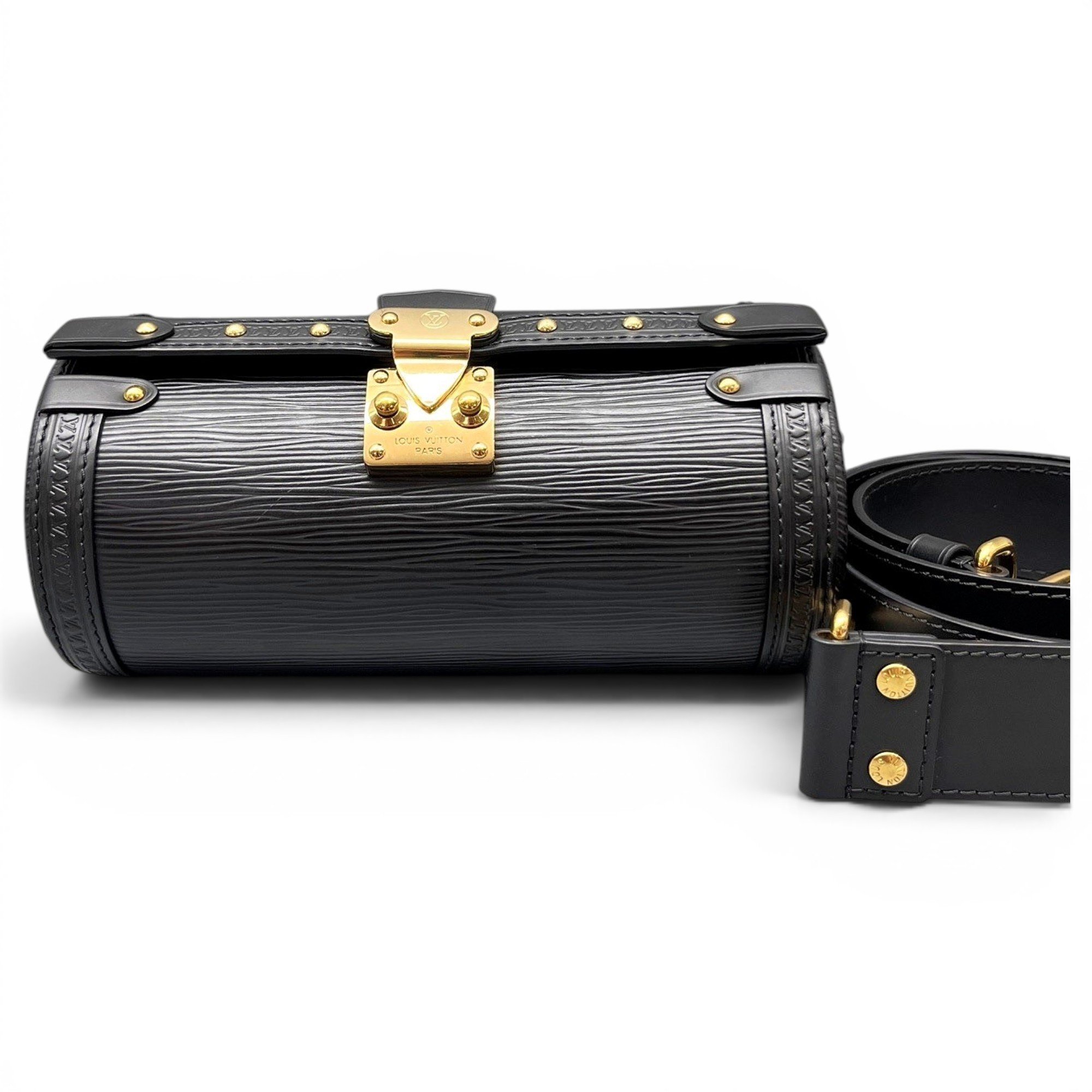Papillon Trunk leather handbag