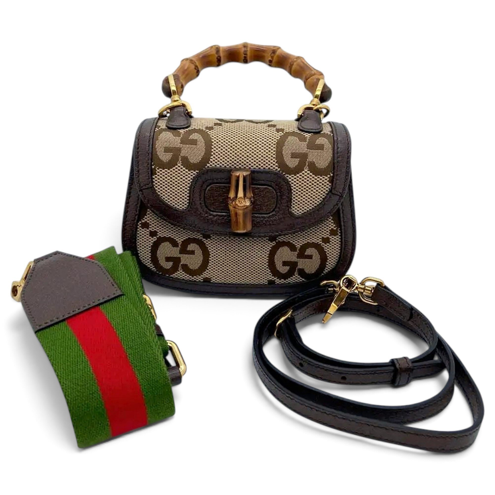 Convertible Bamboo Top Handle cloth crossbody bag