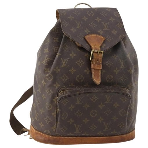 Montsouris leather backpack