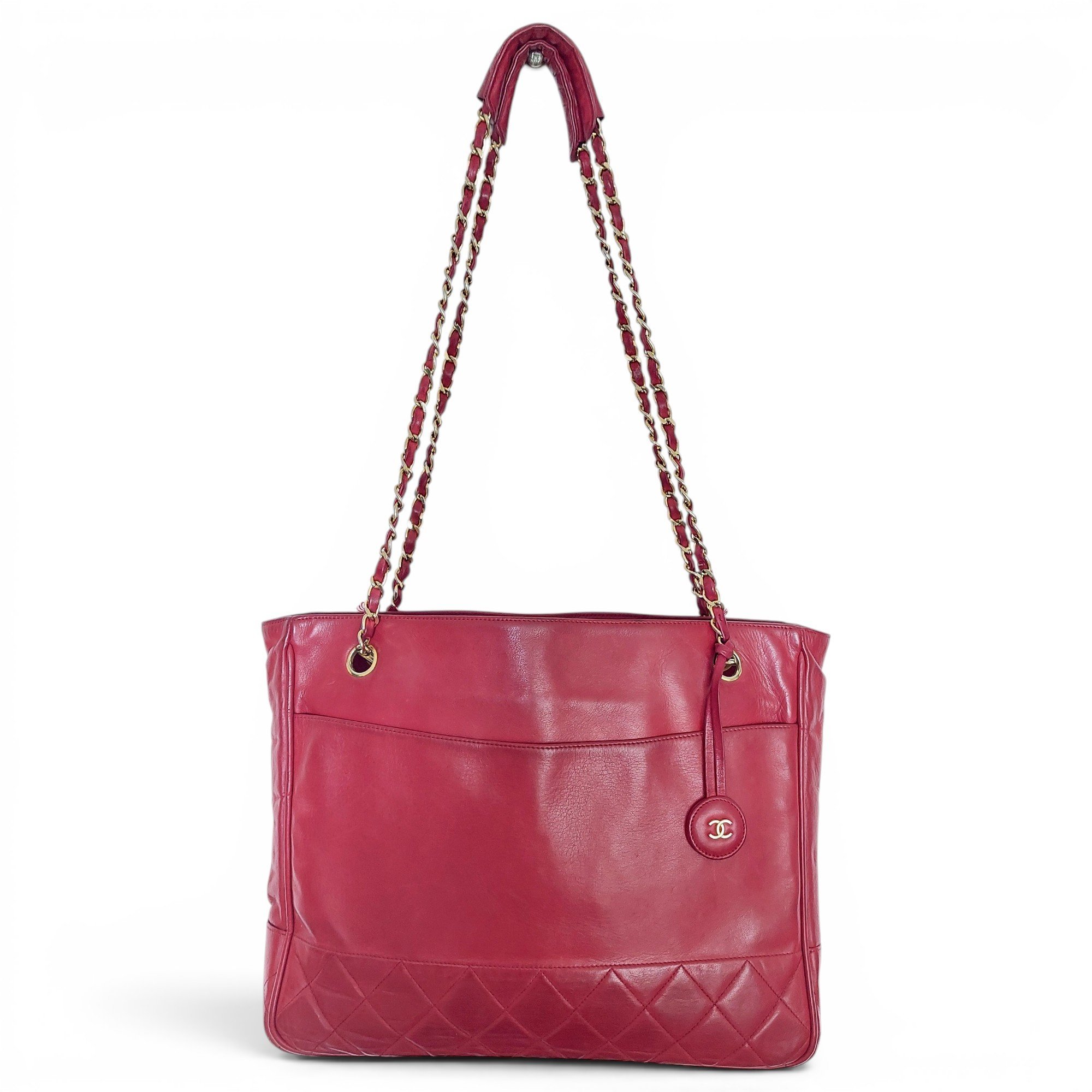 Grand shopping leather tote