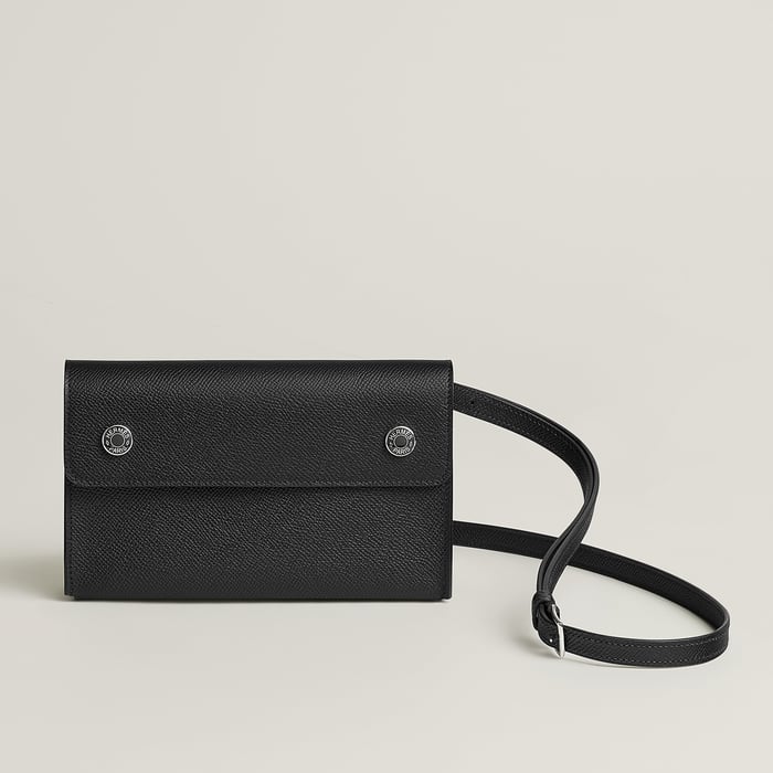 Noir Hermèsnap Wallet