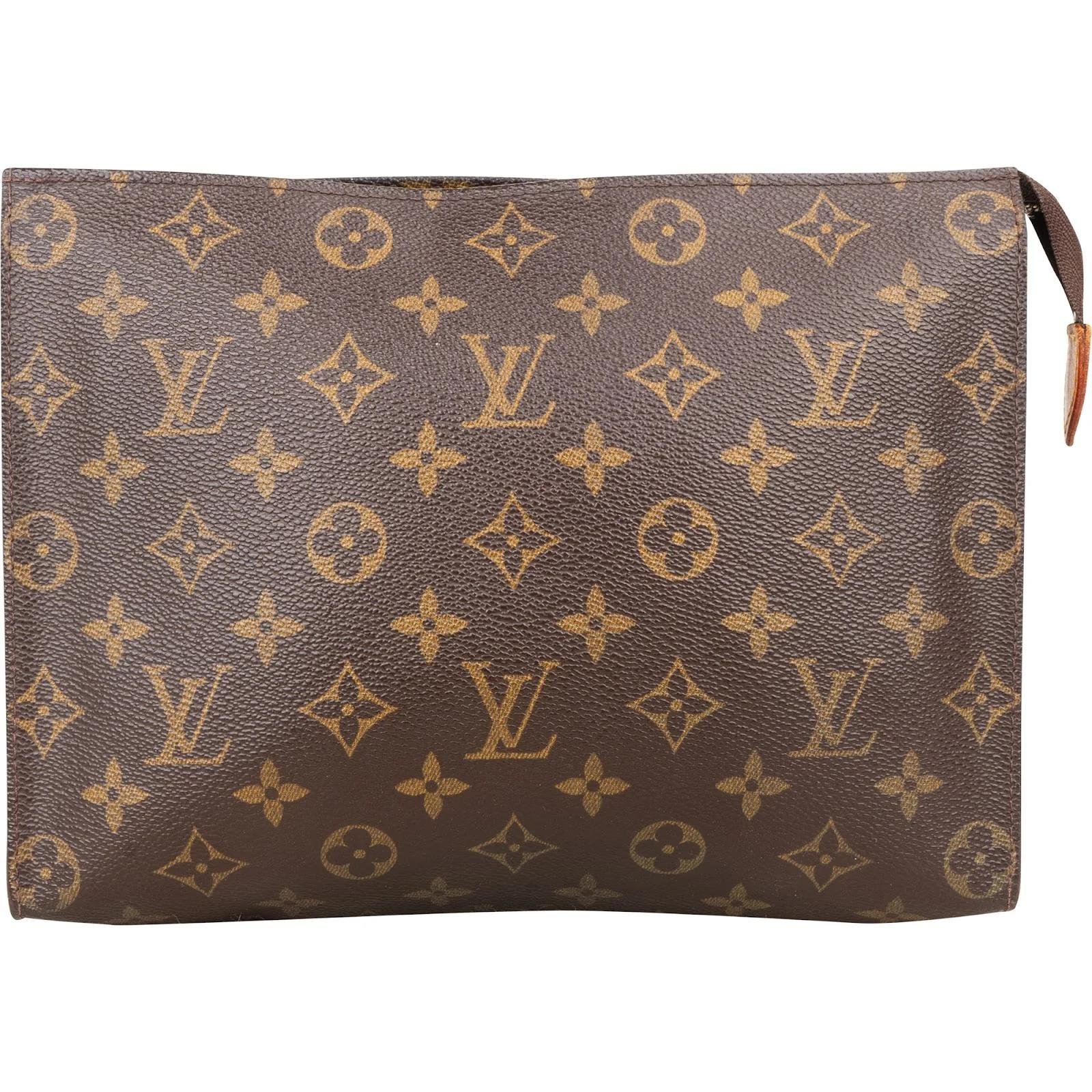 Poche toilette leather vanity case
