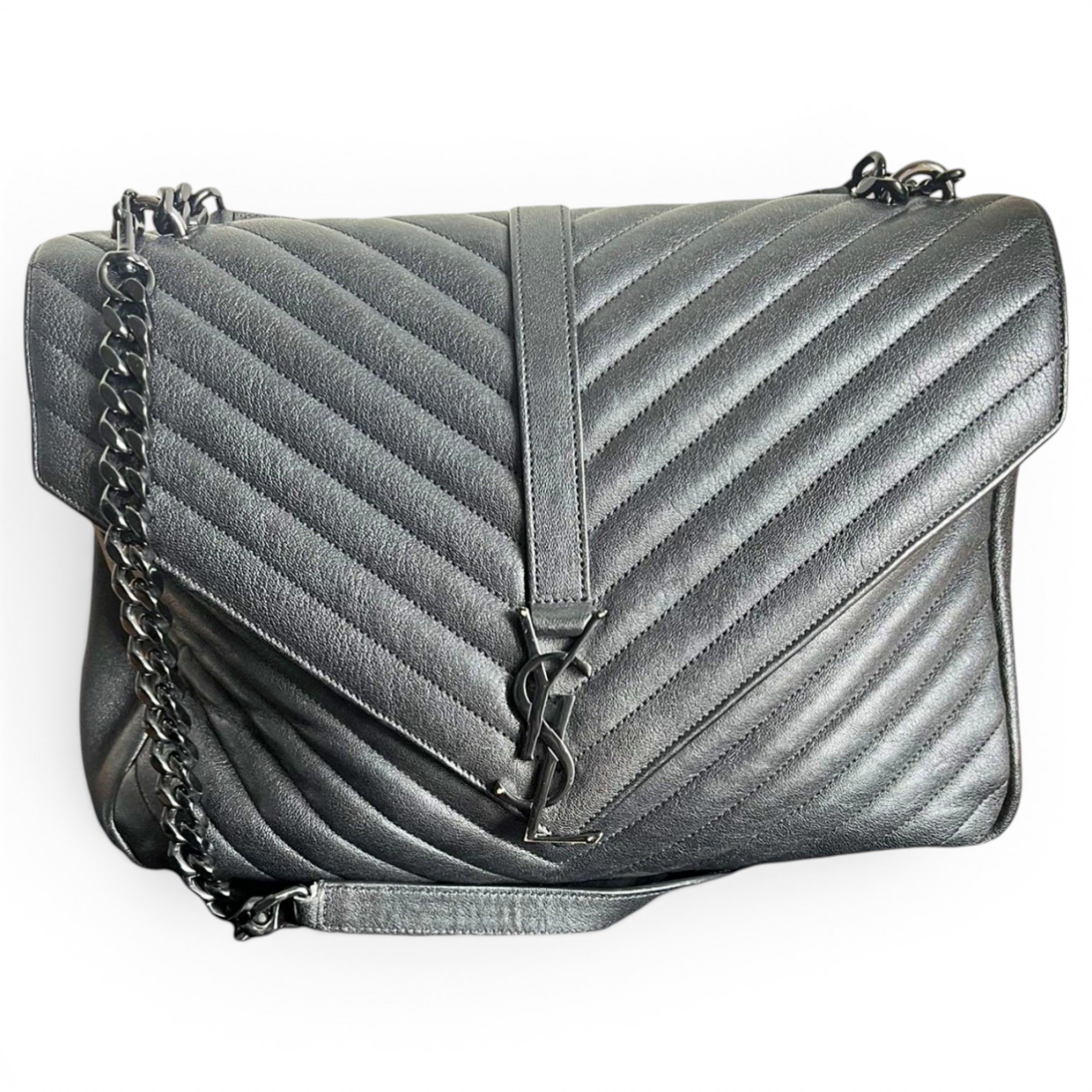 Collége monogramme leather handbag