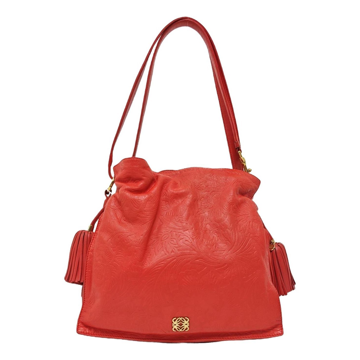 Flamenco leather handbag