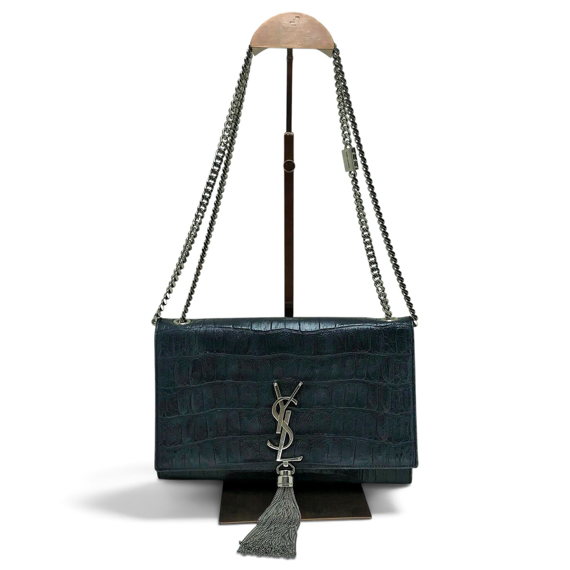 Pompom Kate leather handbag