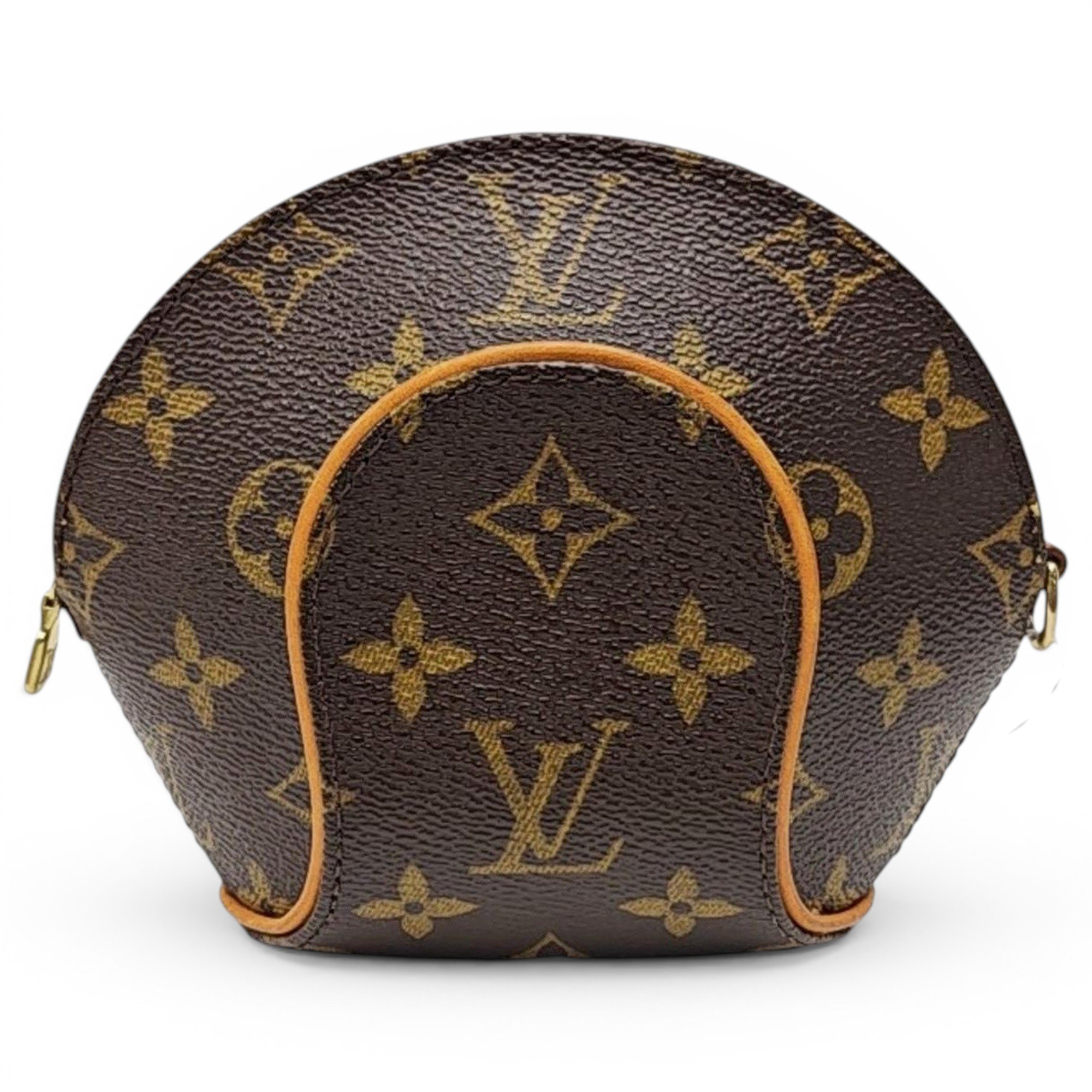 Ellipse leather handbag