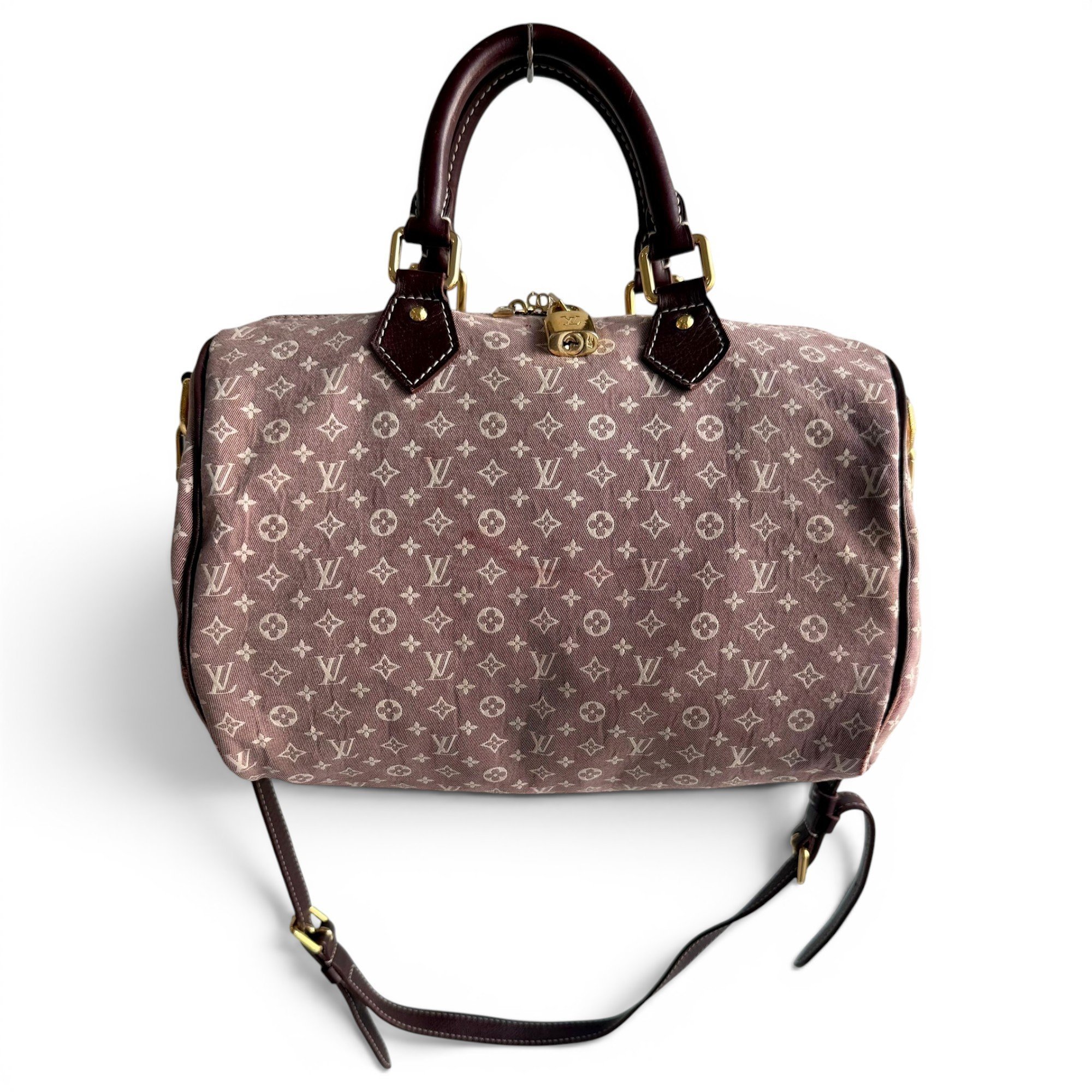 Speedy cloth crossbody bag