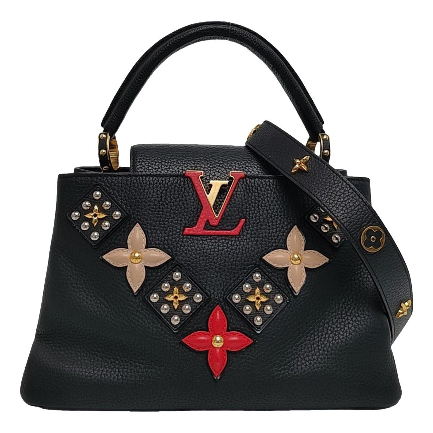 Capucines leather handbag