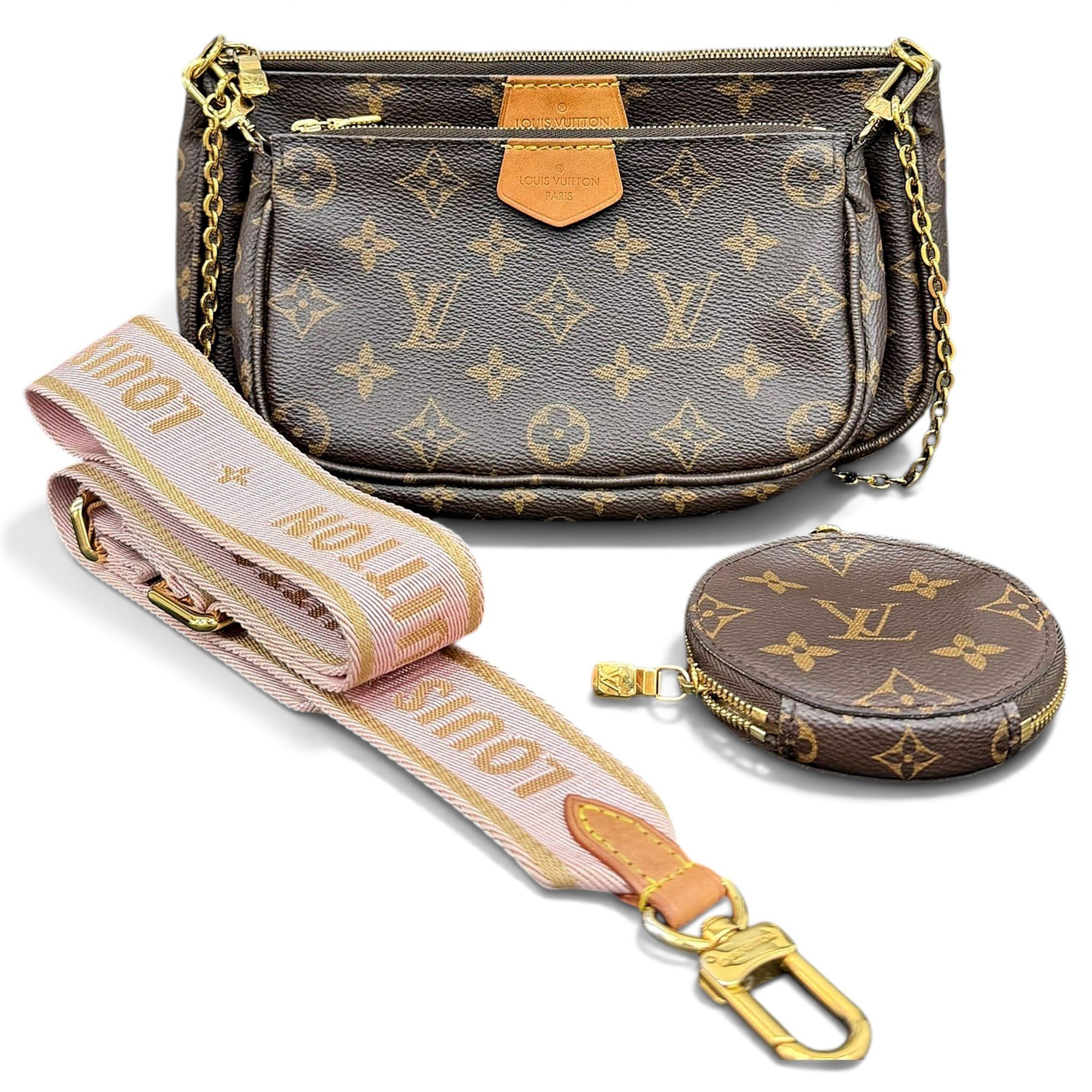 Multi Pochette Accessoires leather handbag