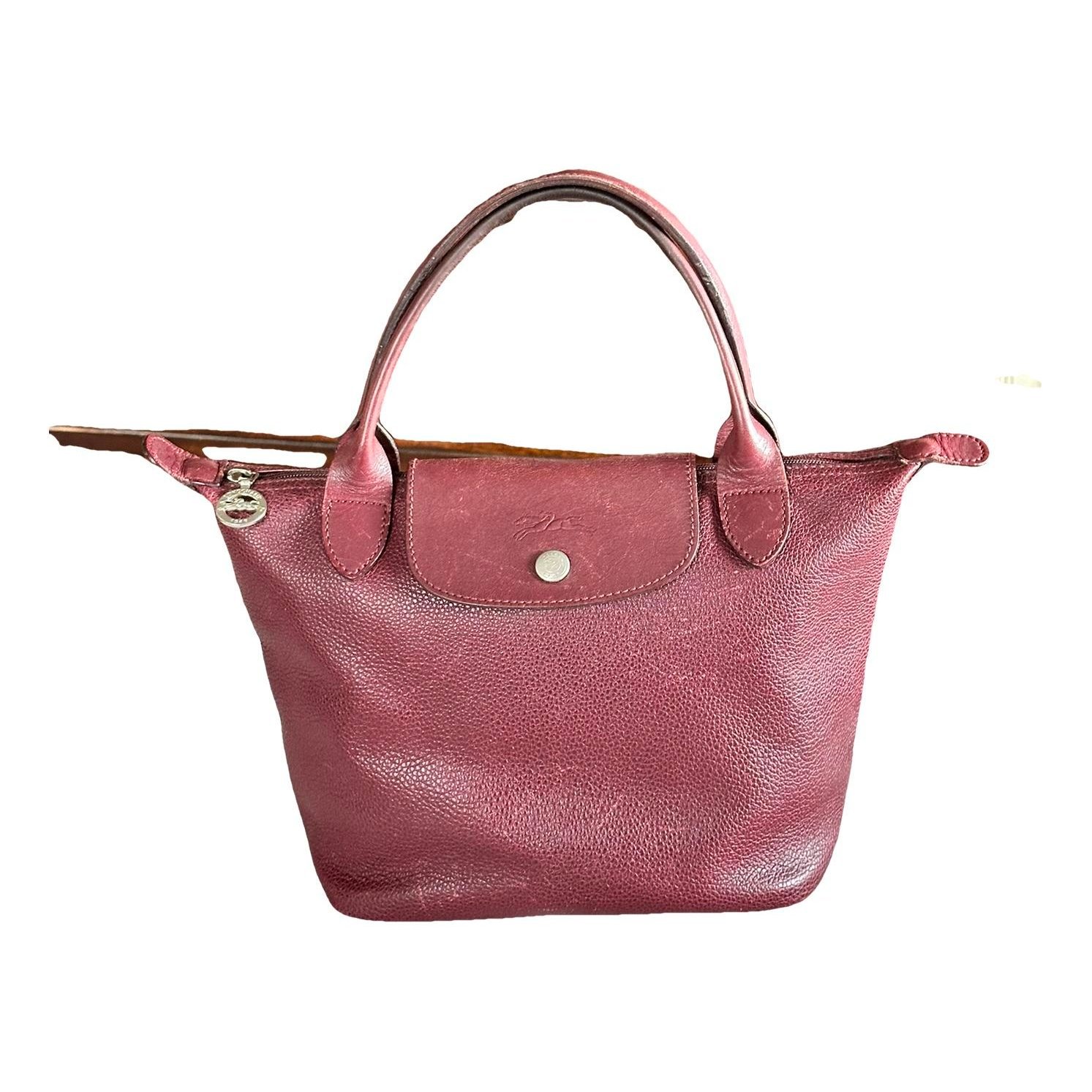 Pliage leather handbag