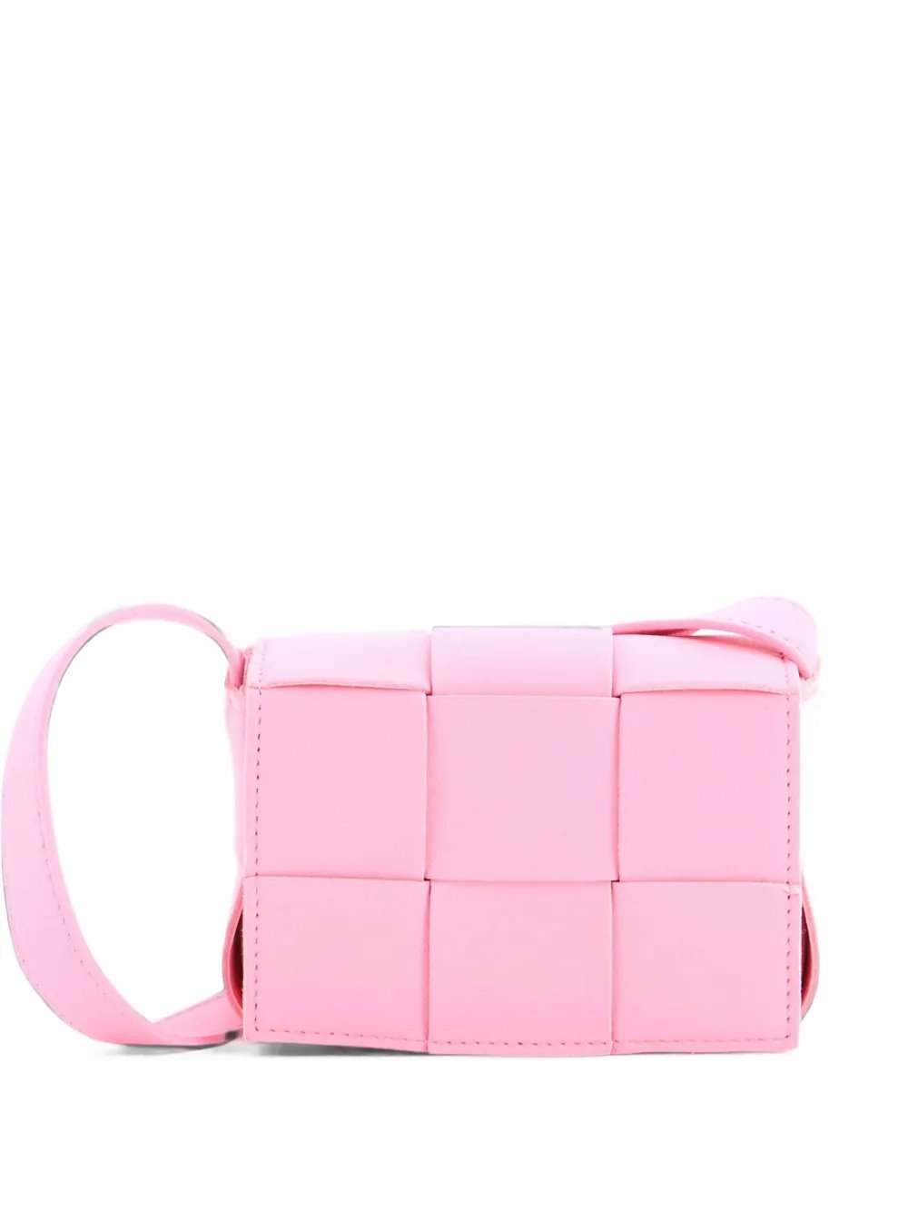 Cassette Crossbody Bag Maxi Intrecciato Leather Candy belt bag