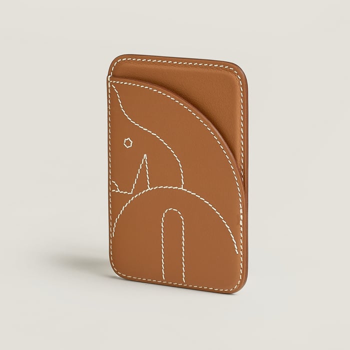 Gold "Horse" Magsafe Card Holder