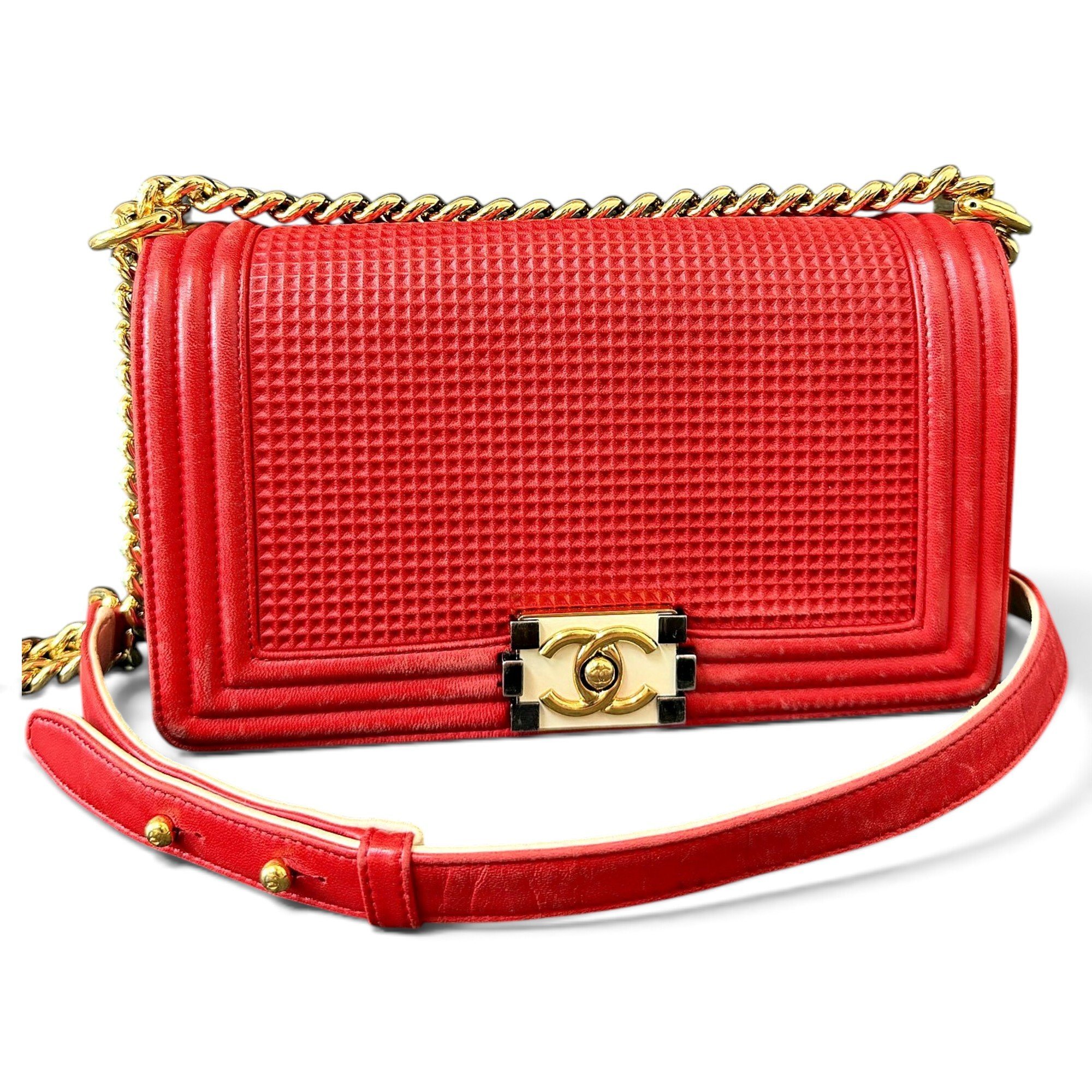 Boy leather handbag