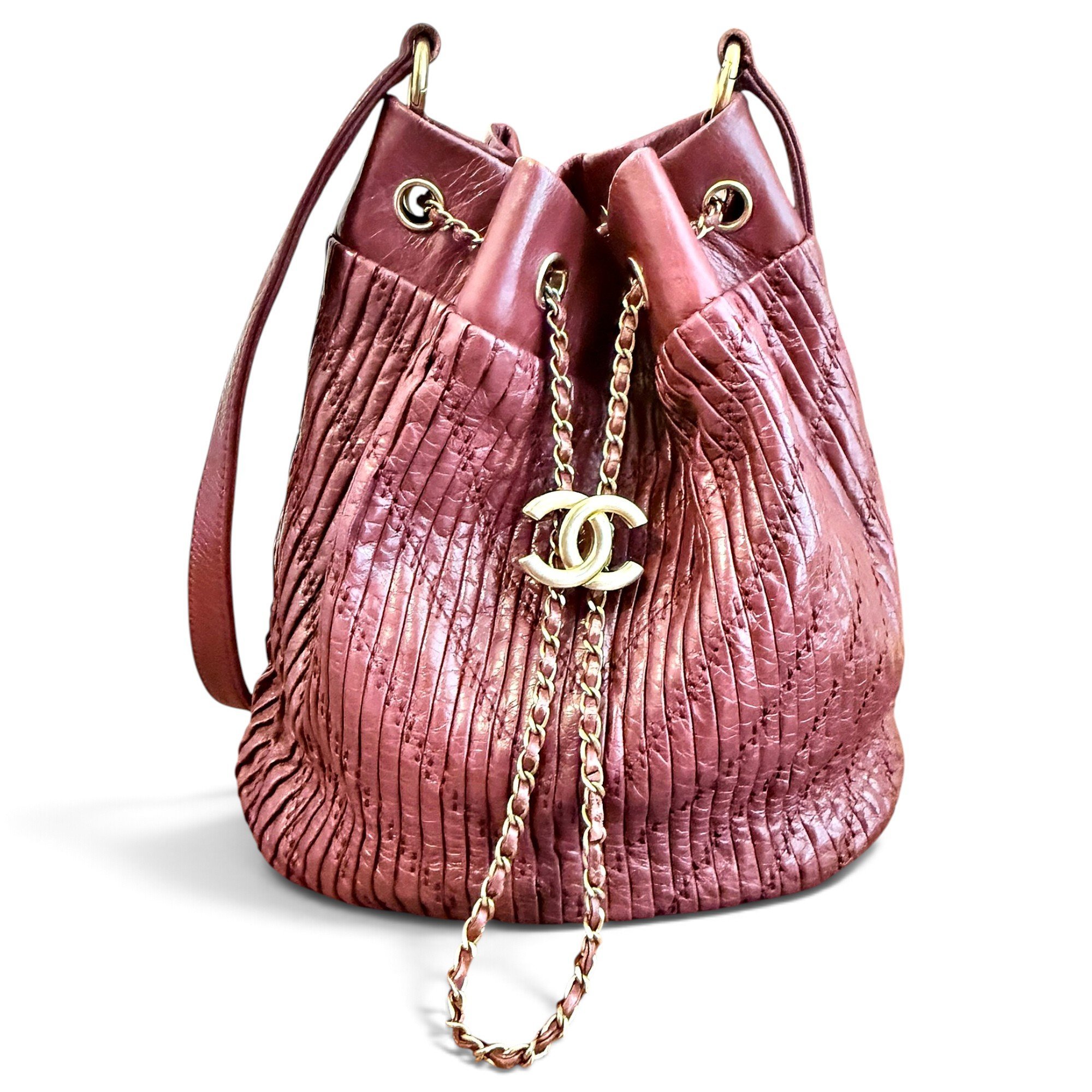 Leather handbag