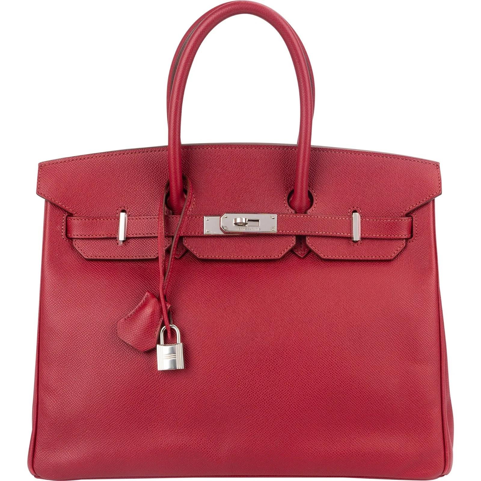 Birkin 35 leather handbag