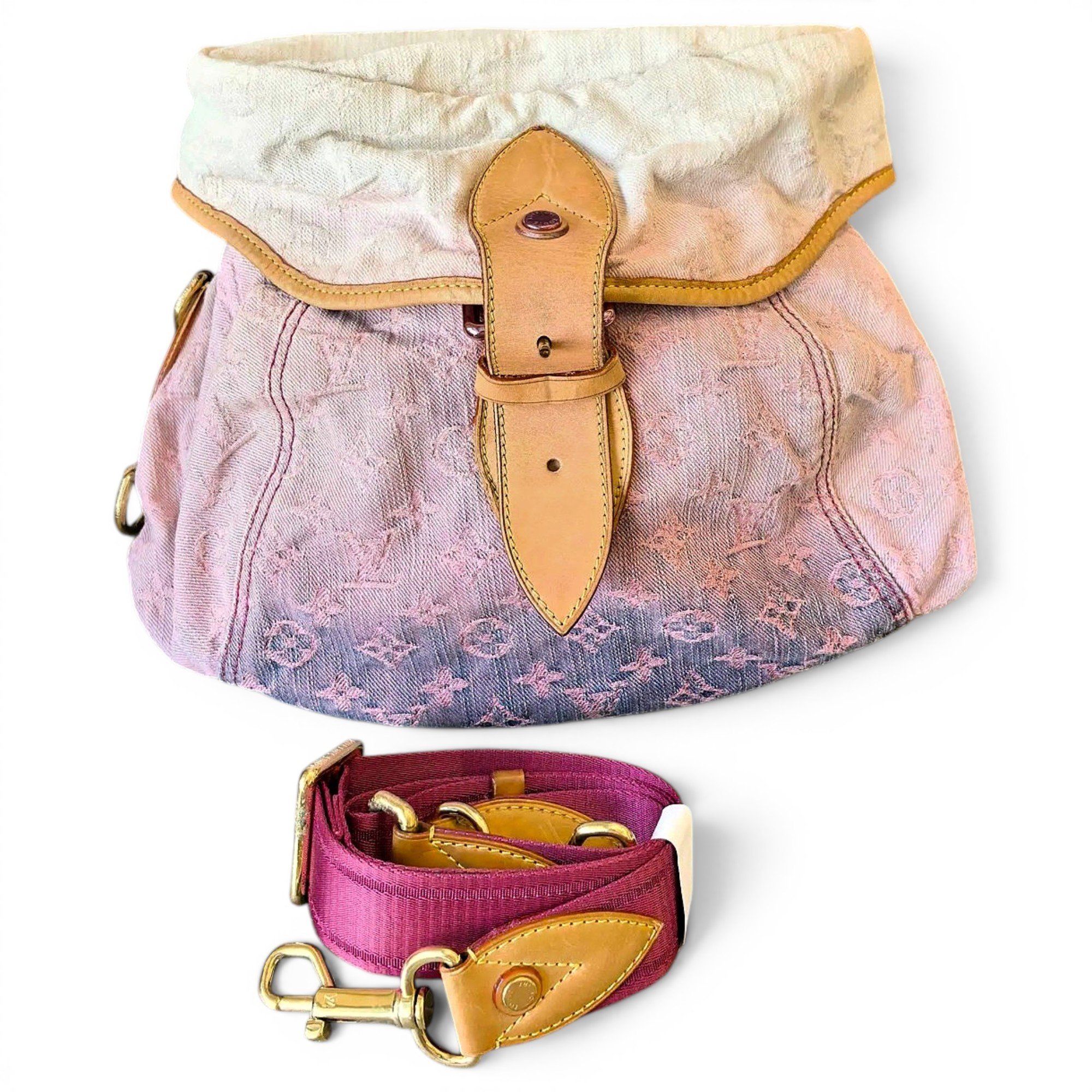 Sunburst cloth handbag