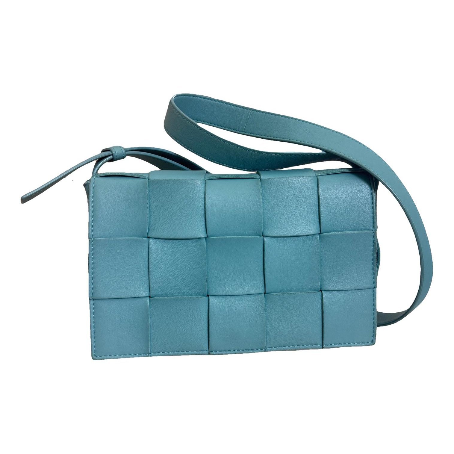 Cassette leather handbag
