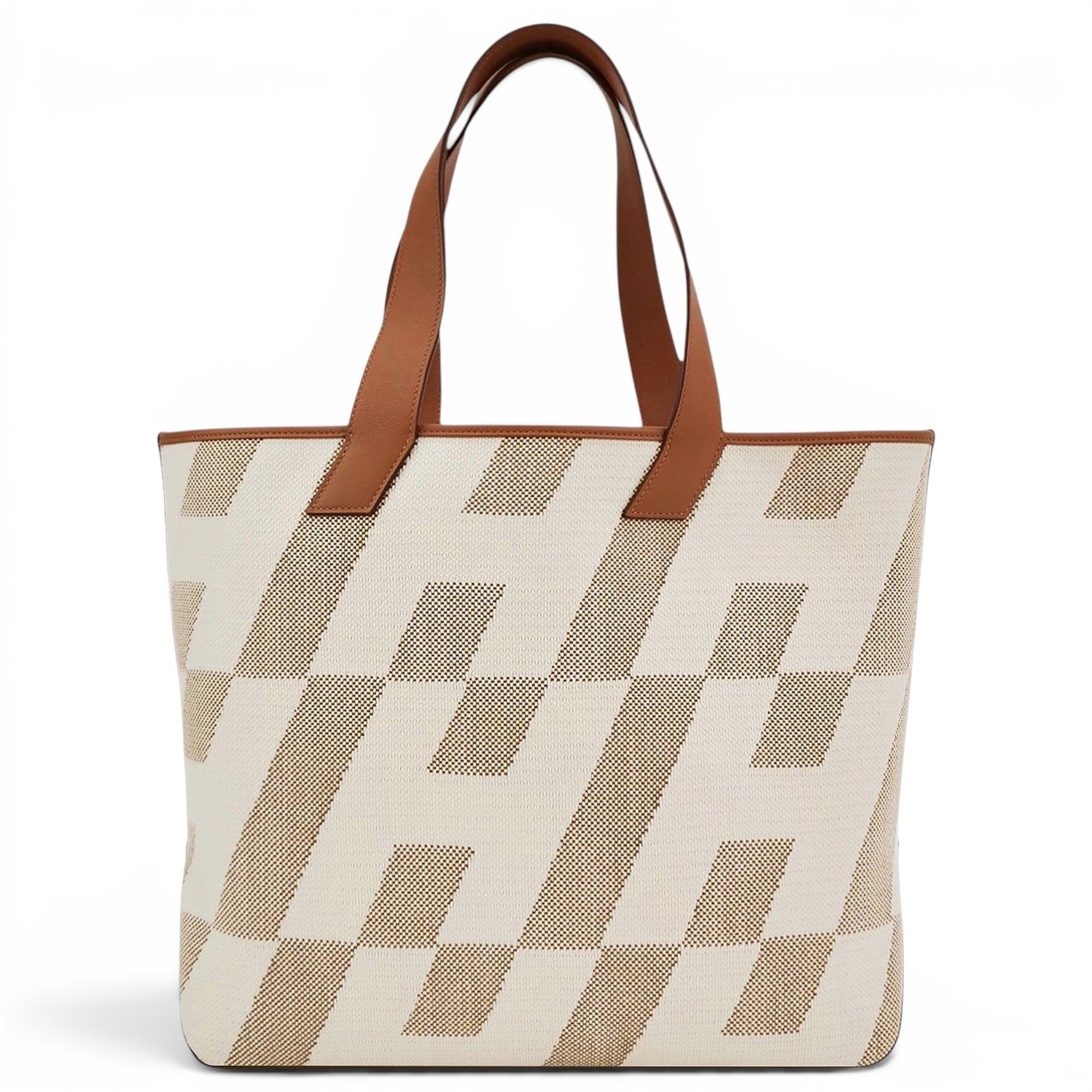 H leather handbag