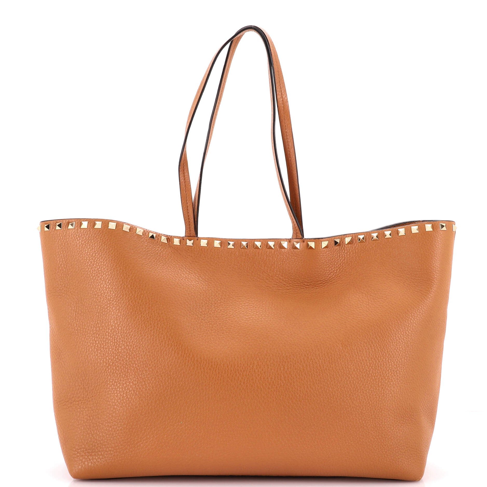 Rockstud Shopper Tote Leather Large