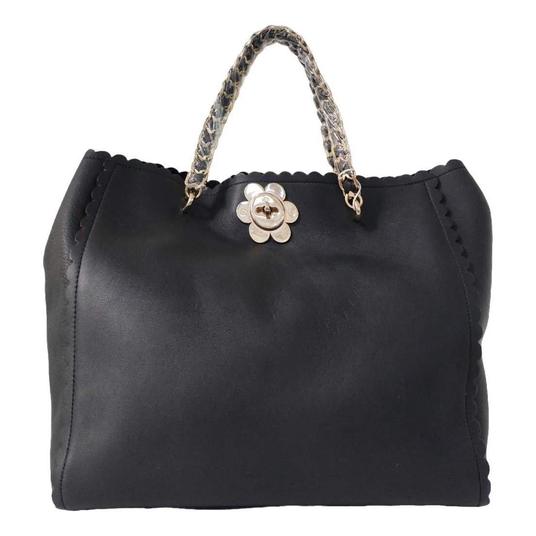 Leather tote