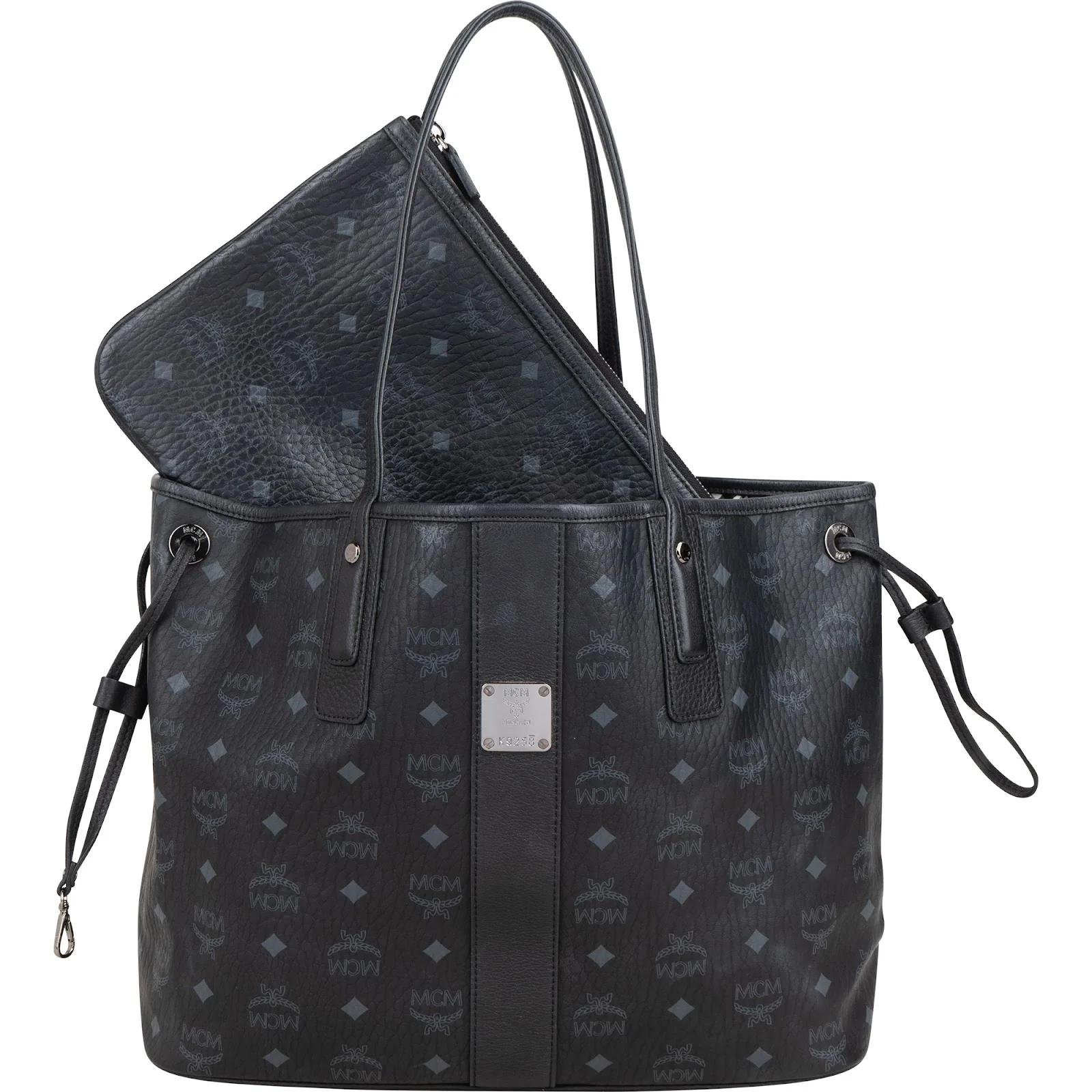 MCM Heritage Drawstring leather handbag