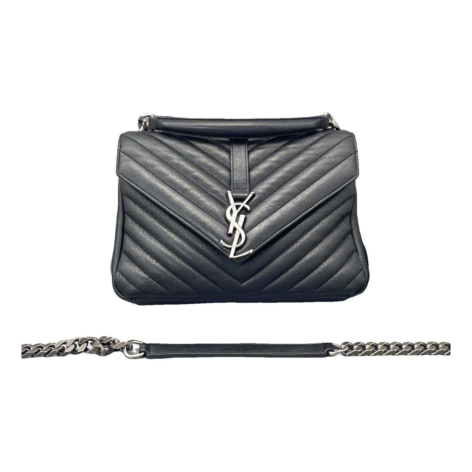 Collége monogramme leather handbag