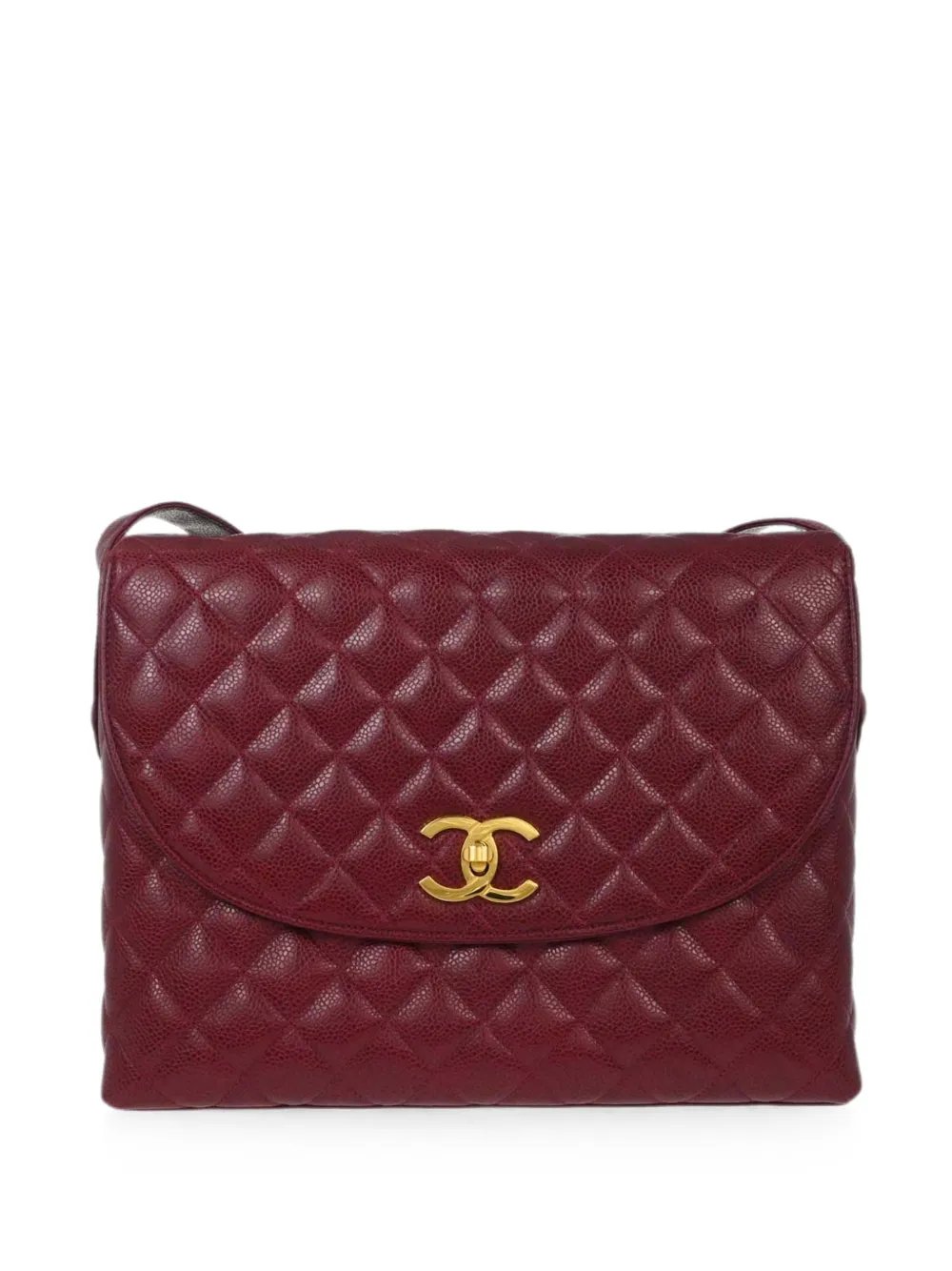 1991-1994 quilted CC turn-lock shoulder bag