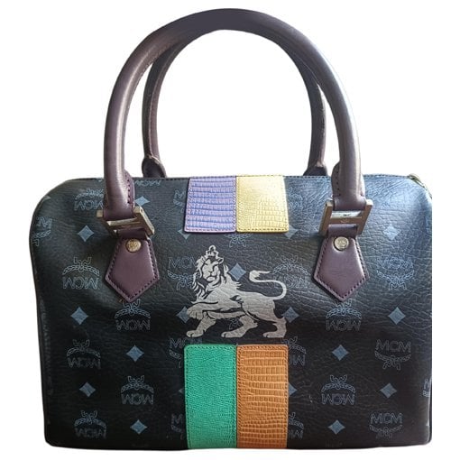 MCM Boston leather handbag
