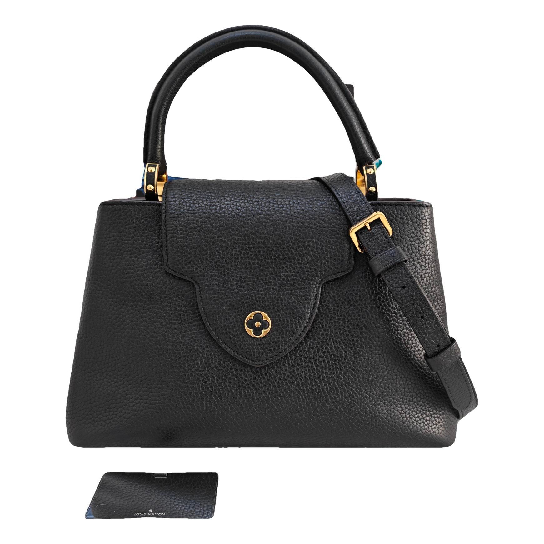 Capucines leather handbag