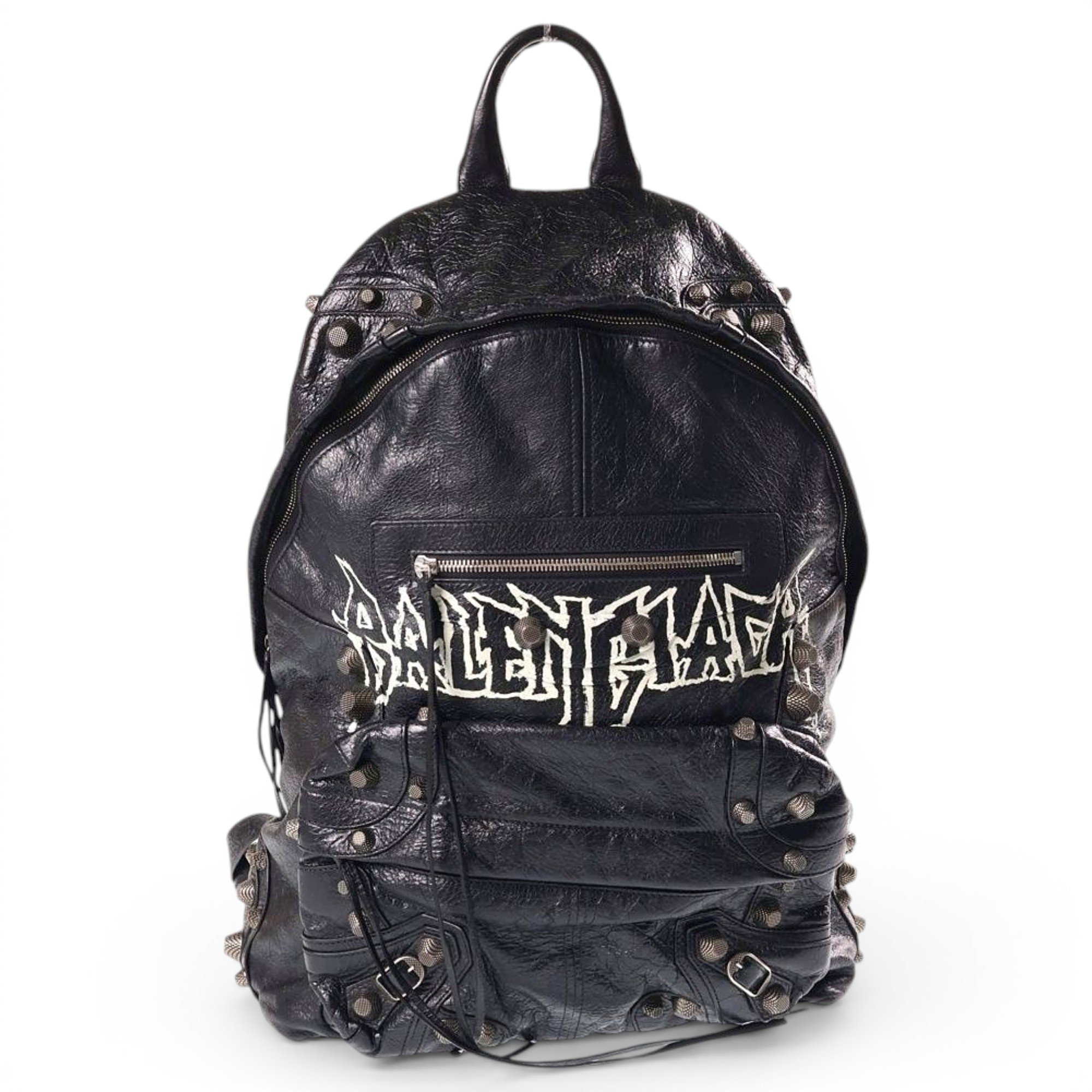 Leather backpack
