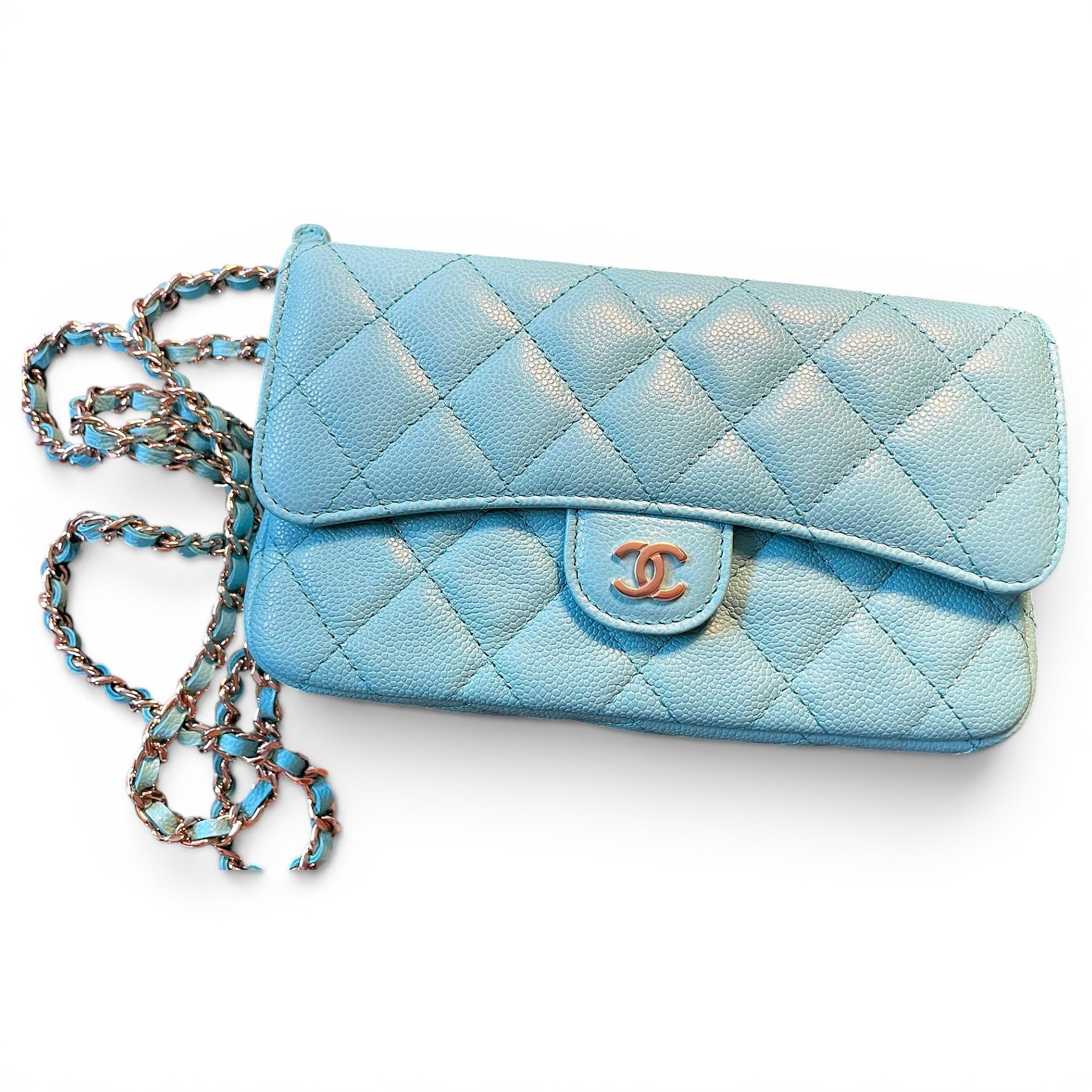 Wallet On Chain Timeless/Classique leather crossbody bag