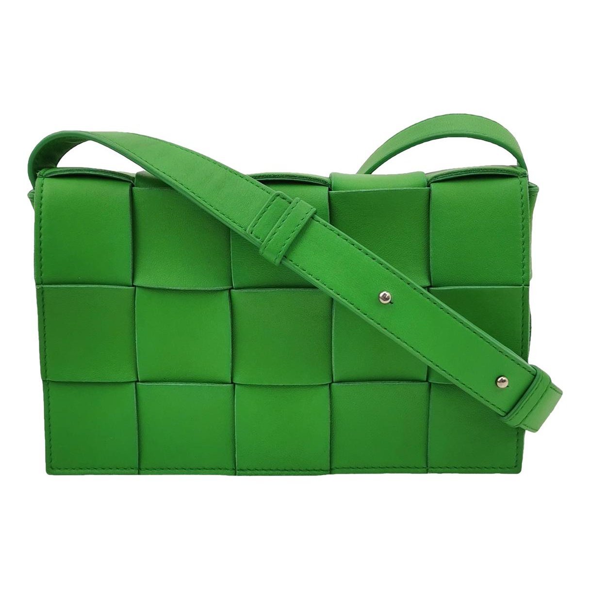 Cassette leather handbag
