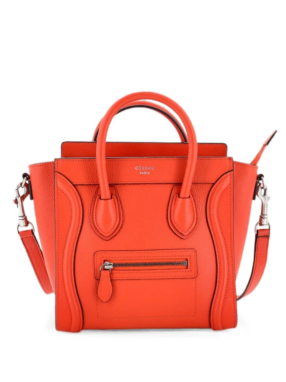 Luggage Bag Grainy Leather Nano crossbody bag
