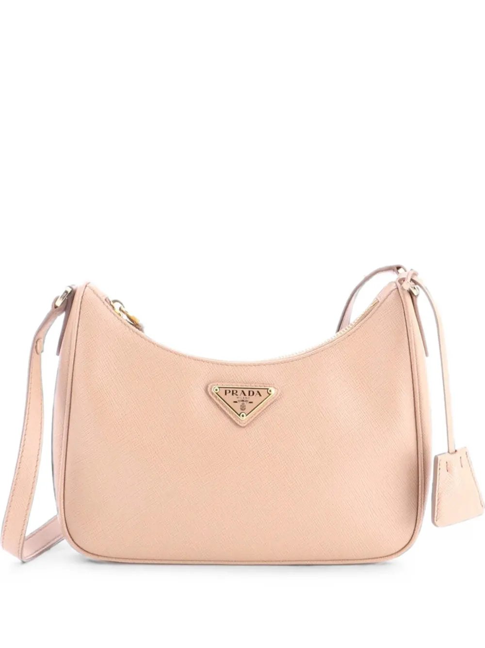 Re-Edition Hobo Saffiano Leather Mini shoulder bag