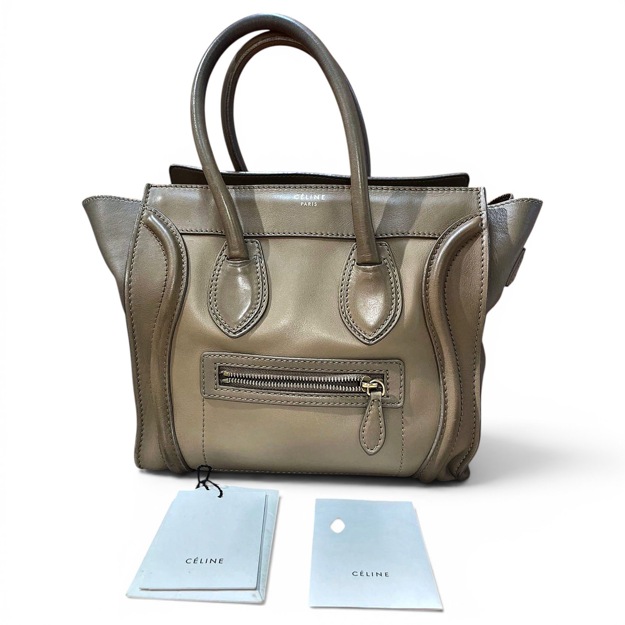 Luggage leather handbag