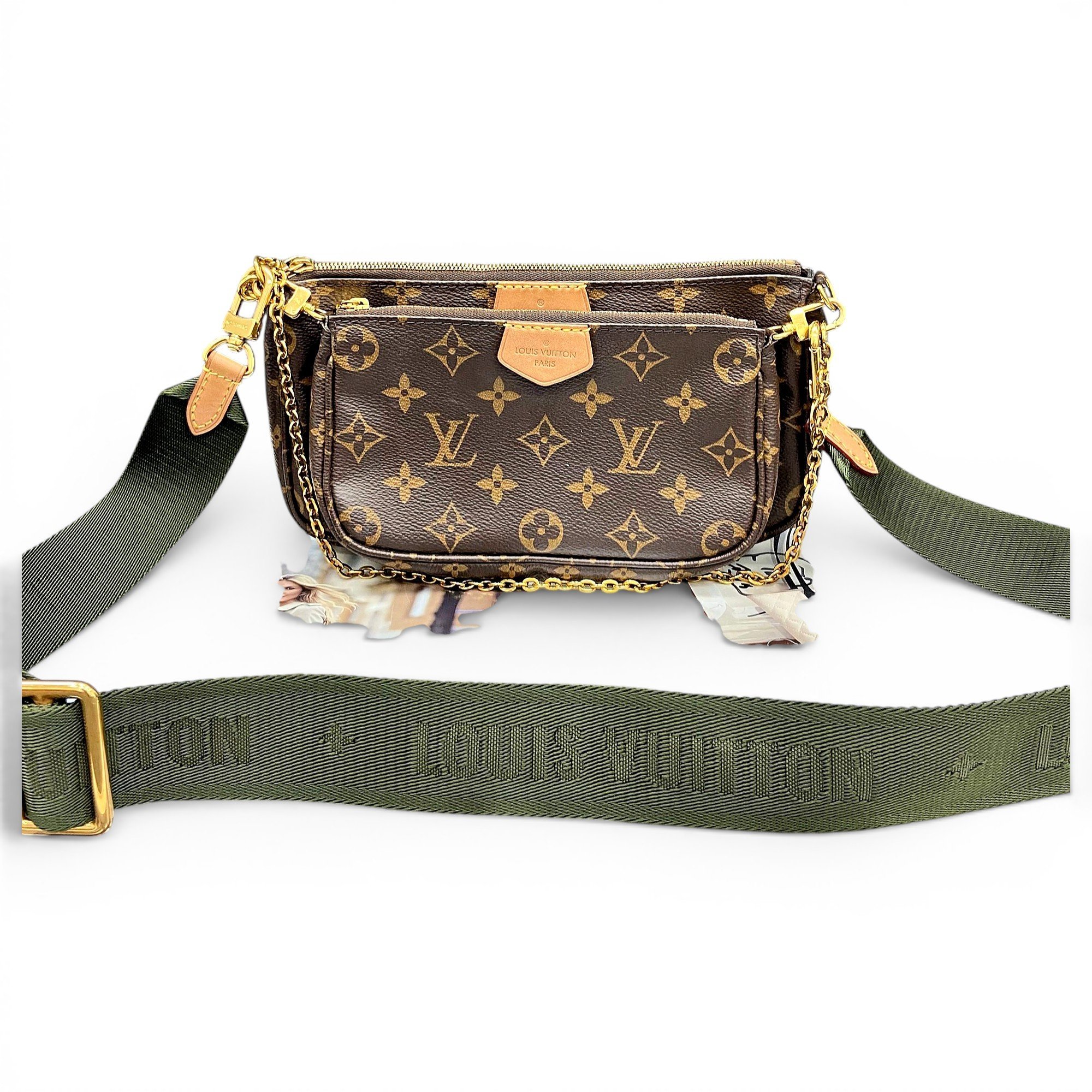 Multi Pochette Accessoires leather handbag