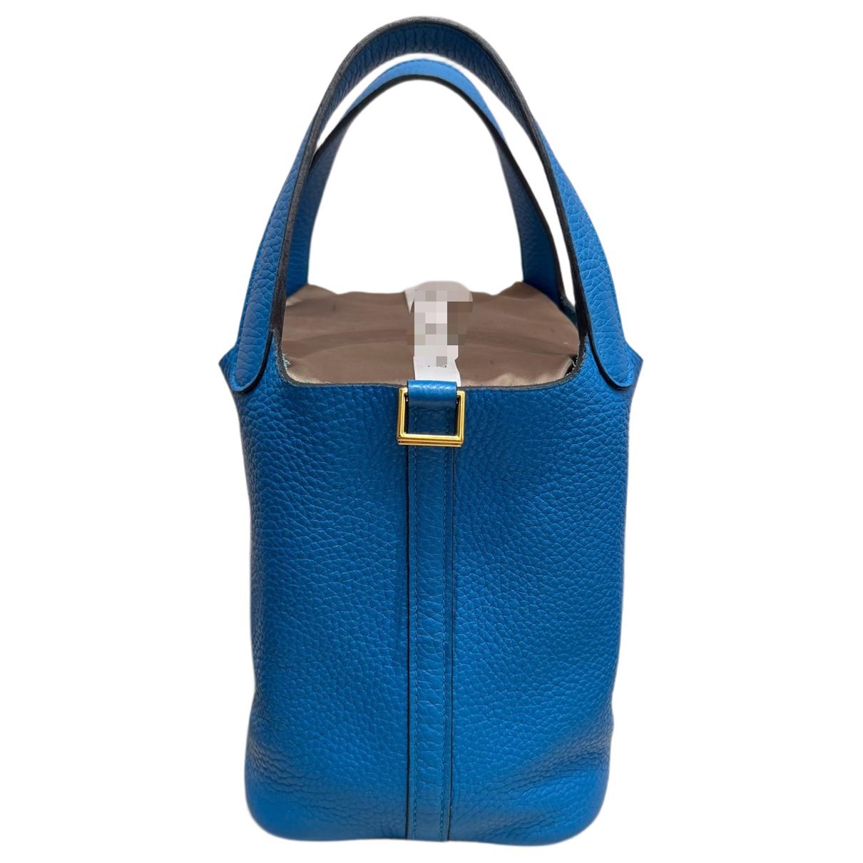 Picotin leather tote