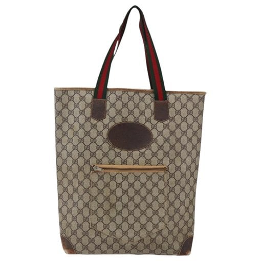 Leather tote