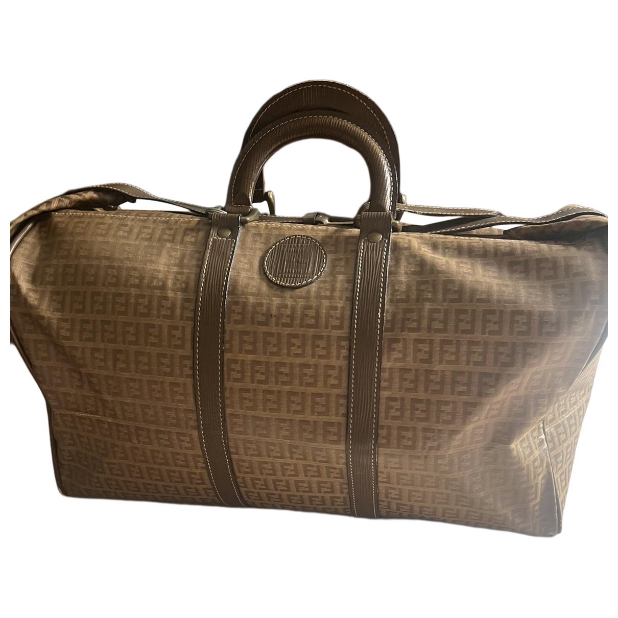 Leather travel bag
